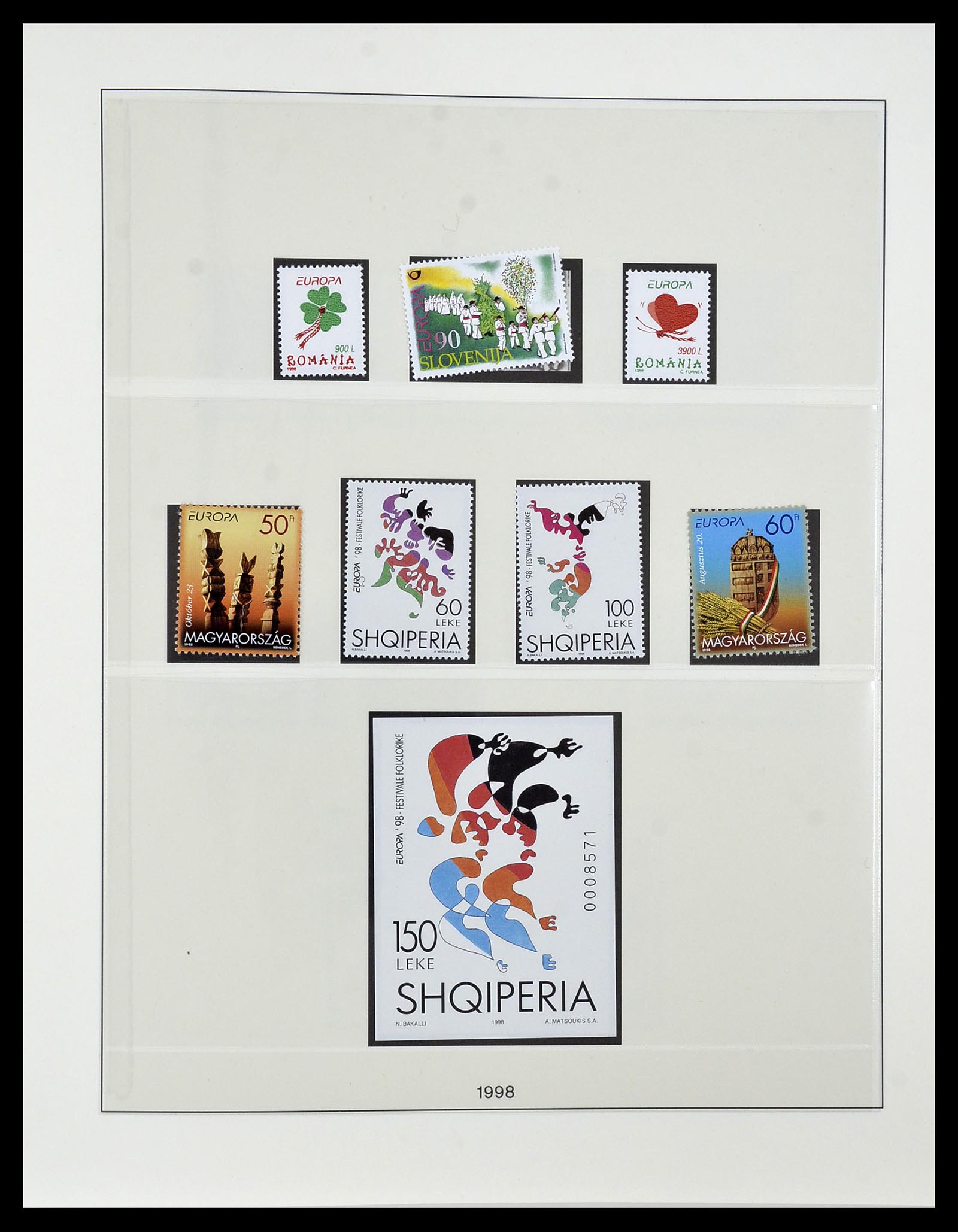34174 284 - Postzegelverzameling 34174 Europa CEPT 1956-1999.