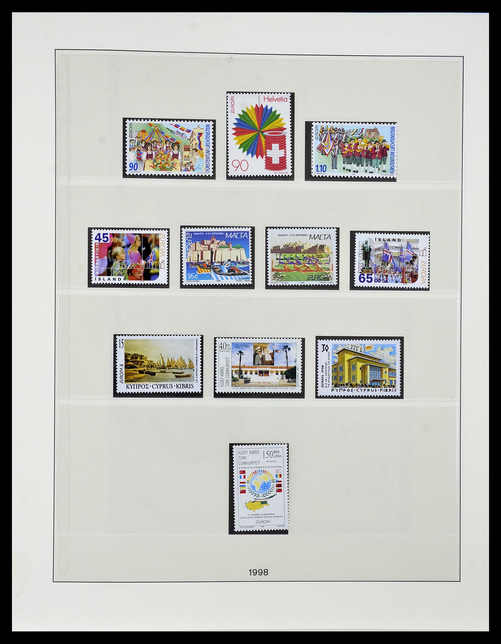 34174 286 - Postzegelverzameling 34174 Europa CEPT 1956-1999.