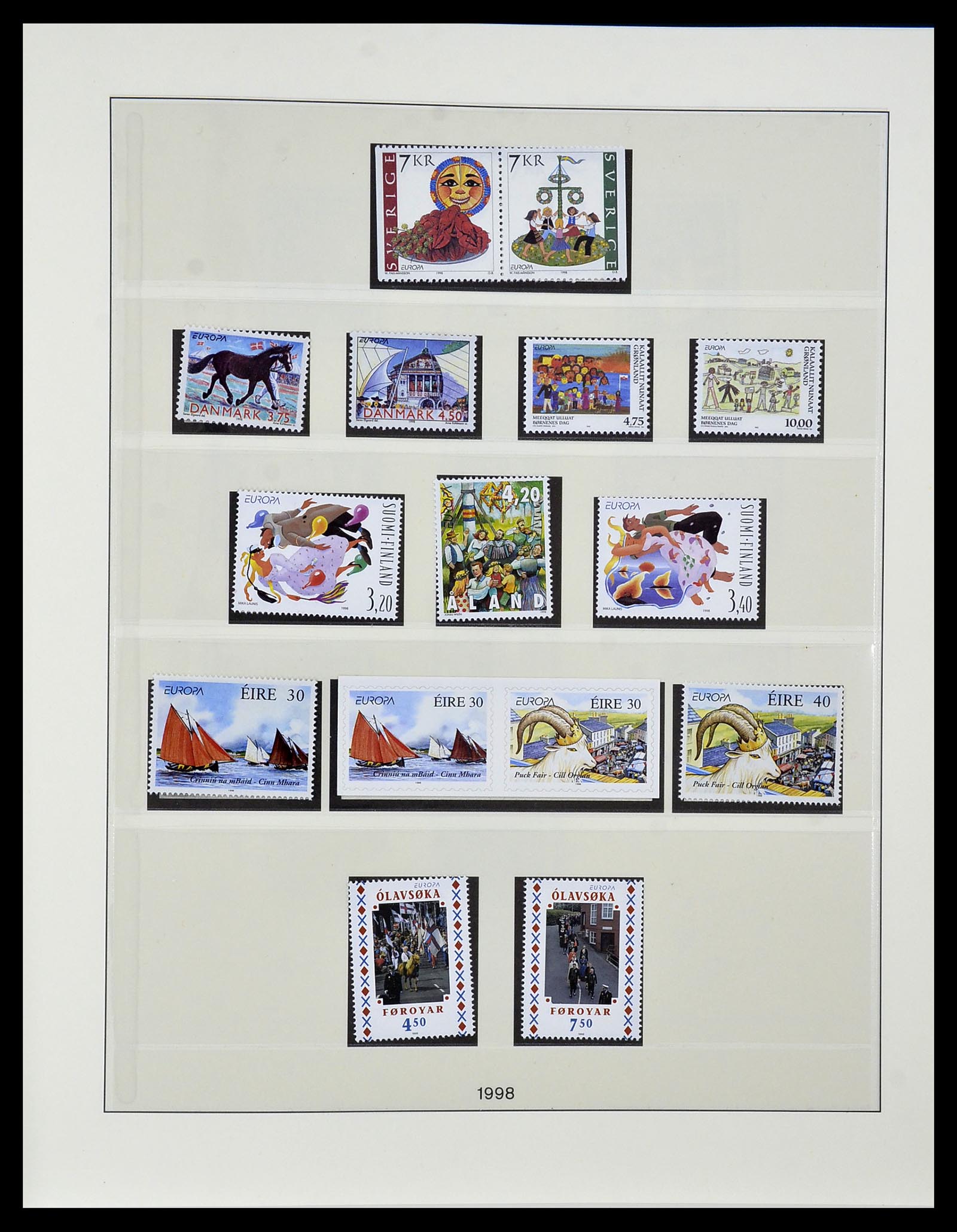 34174 290 - Postzegelverzameling 34174 Europa CEPT 1956-1999.