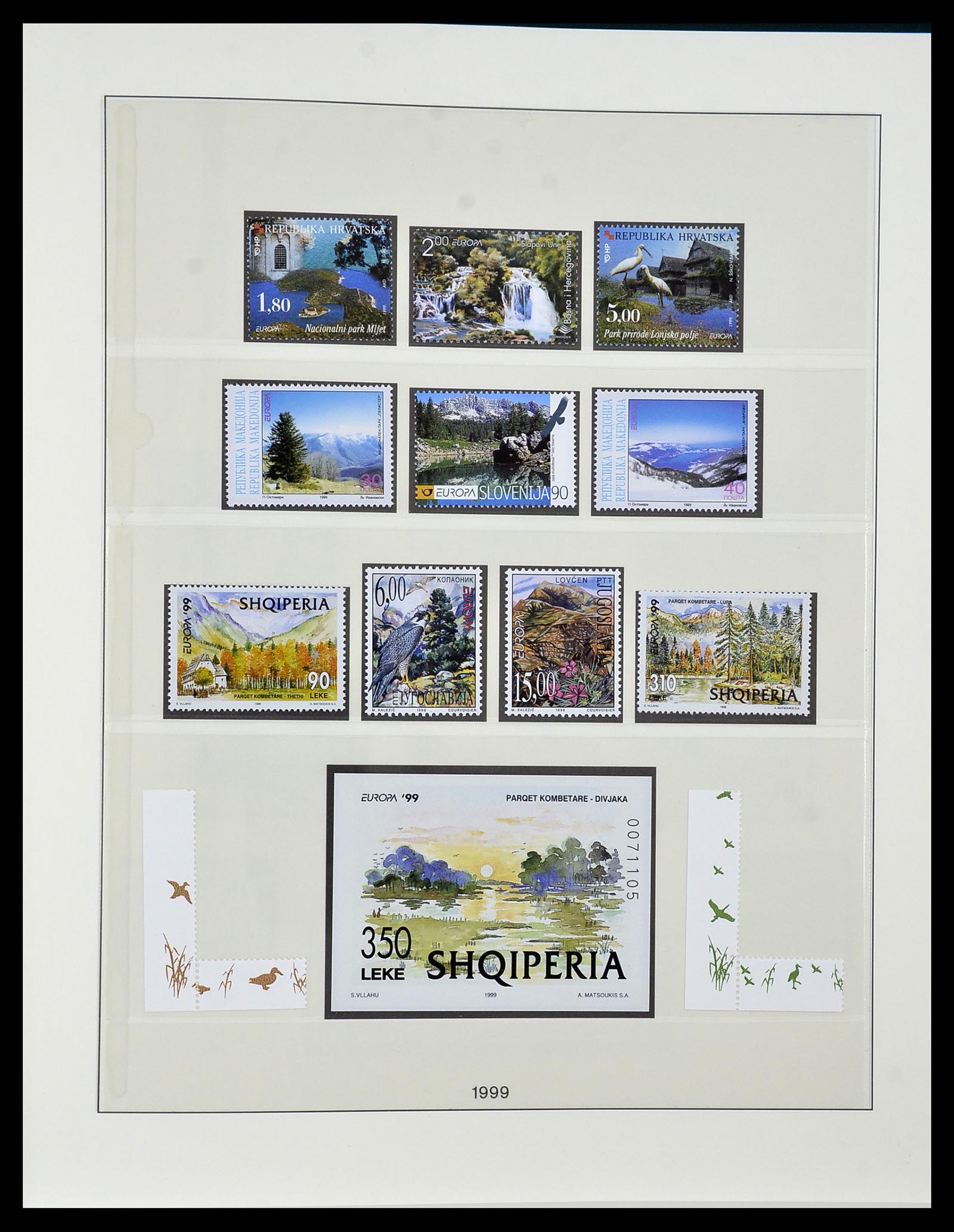 34174 293 - Postzegelverzameling 34174 Europa CEPT 1956-1999.