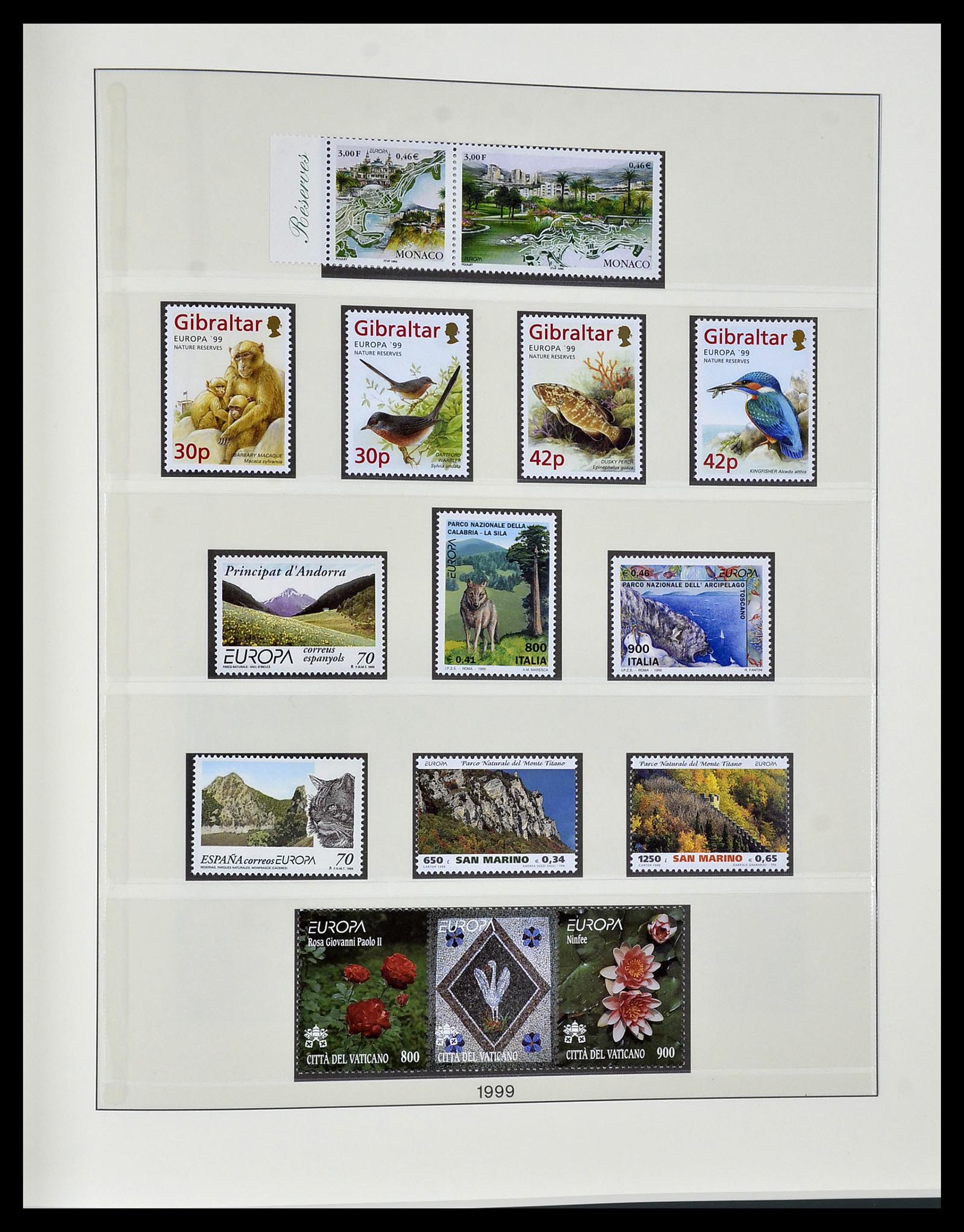 34174 300 - Postzegelverzameling 34174 Europa CEPT 1956-1999.