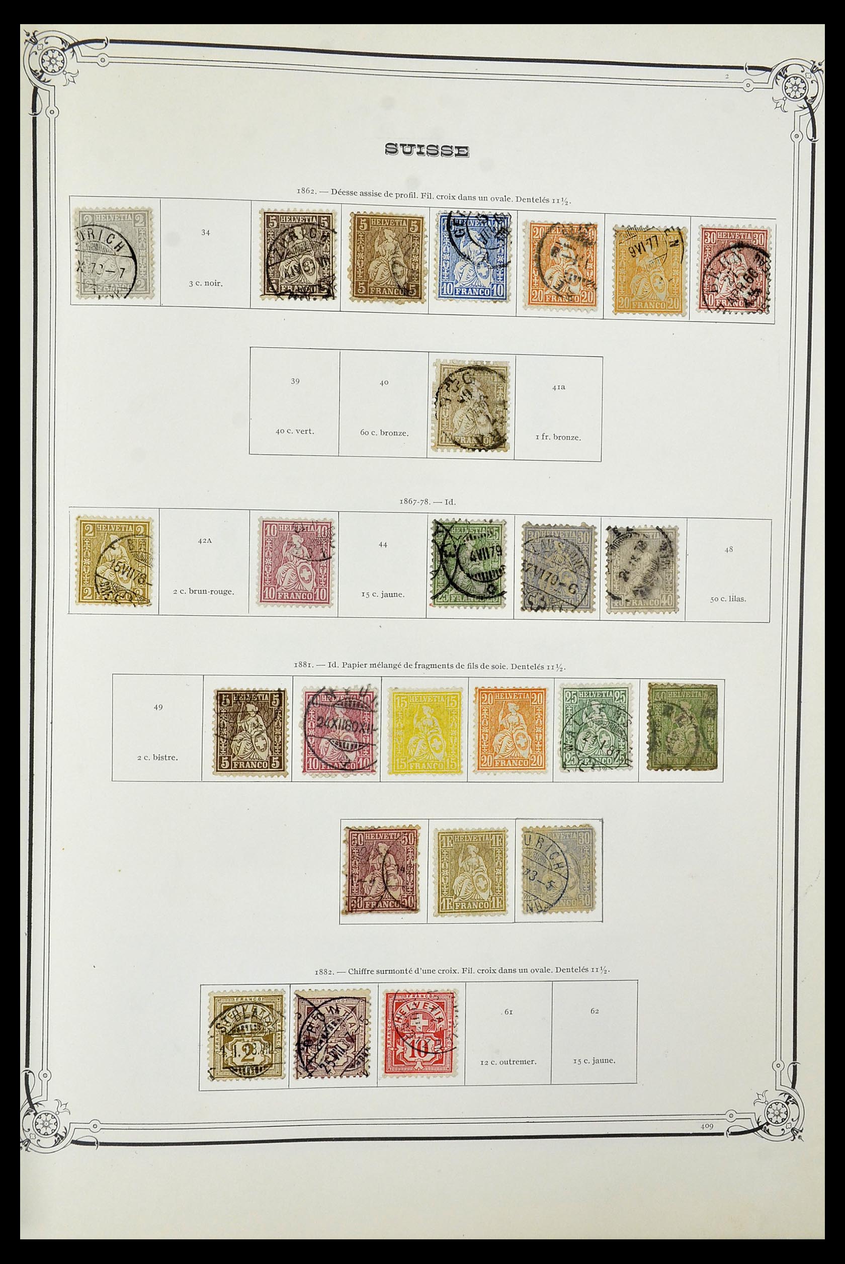 34176 002 - Postzegelverzameling 34176 Zwitserland 1850-1996.