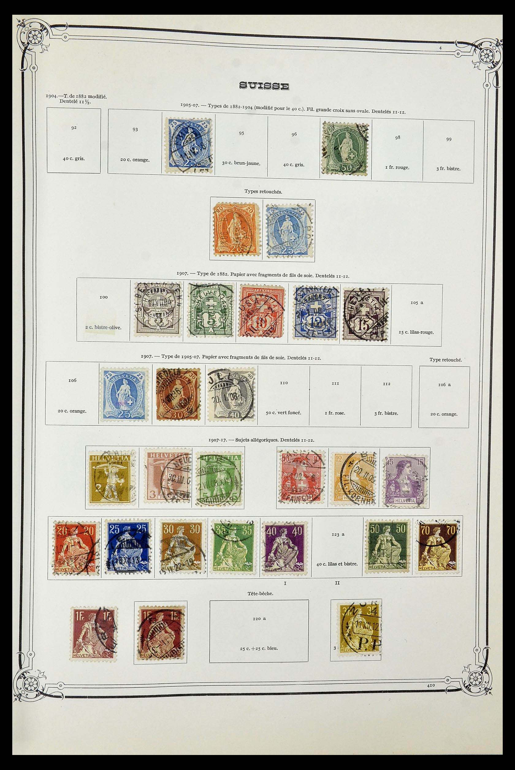 34176 004 - Postzegelverzameling 34176 Zwitserland 1850-1996.