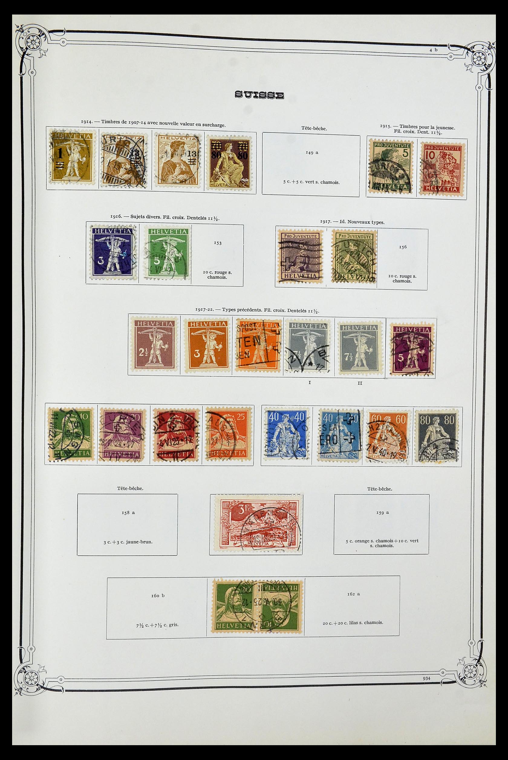 34176 006 - Postzegelverzameling 34176 Zwitserland 1850-1996.