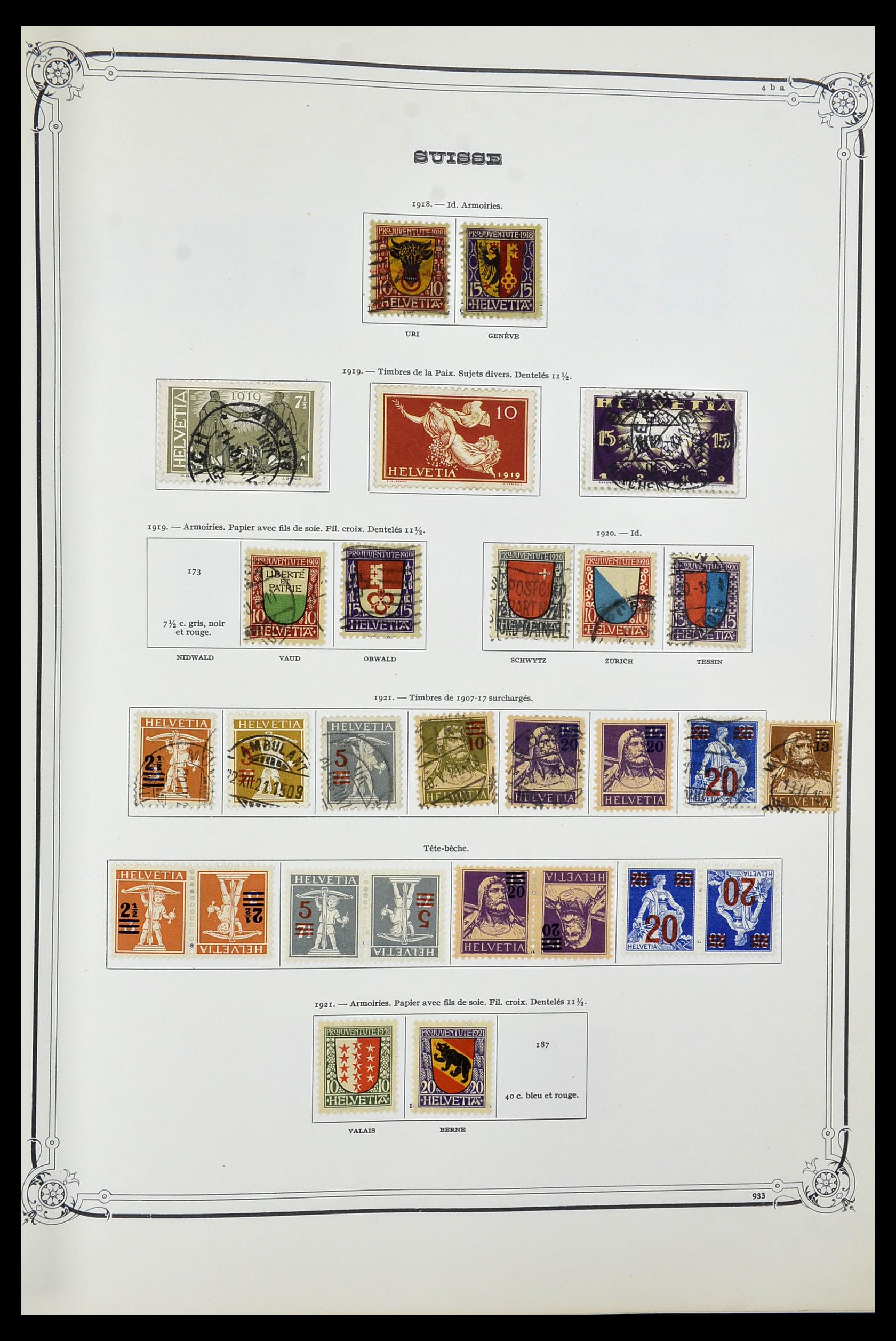 34176 007 - Stamp collection 34176 Switzerland 1850-1996.