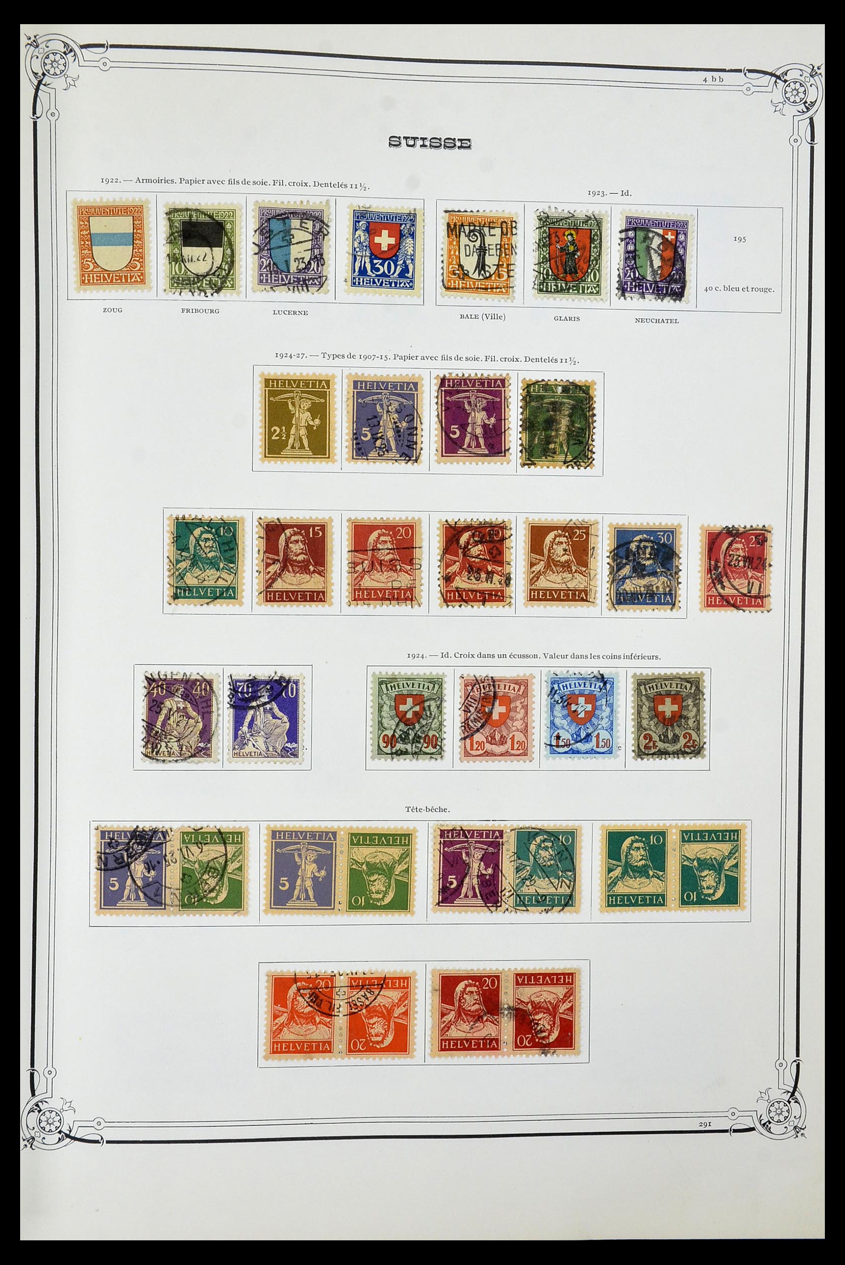 34176 008 - Stamp collection 34176 Switzerland 1850-1996.