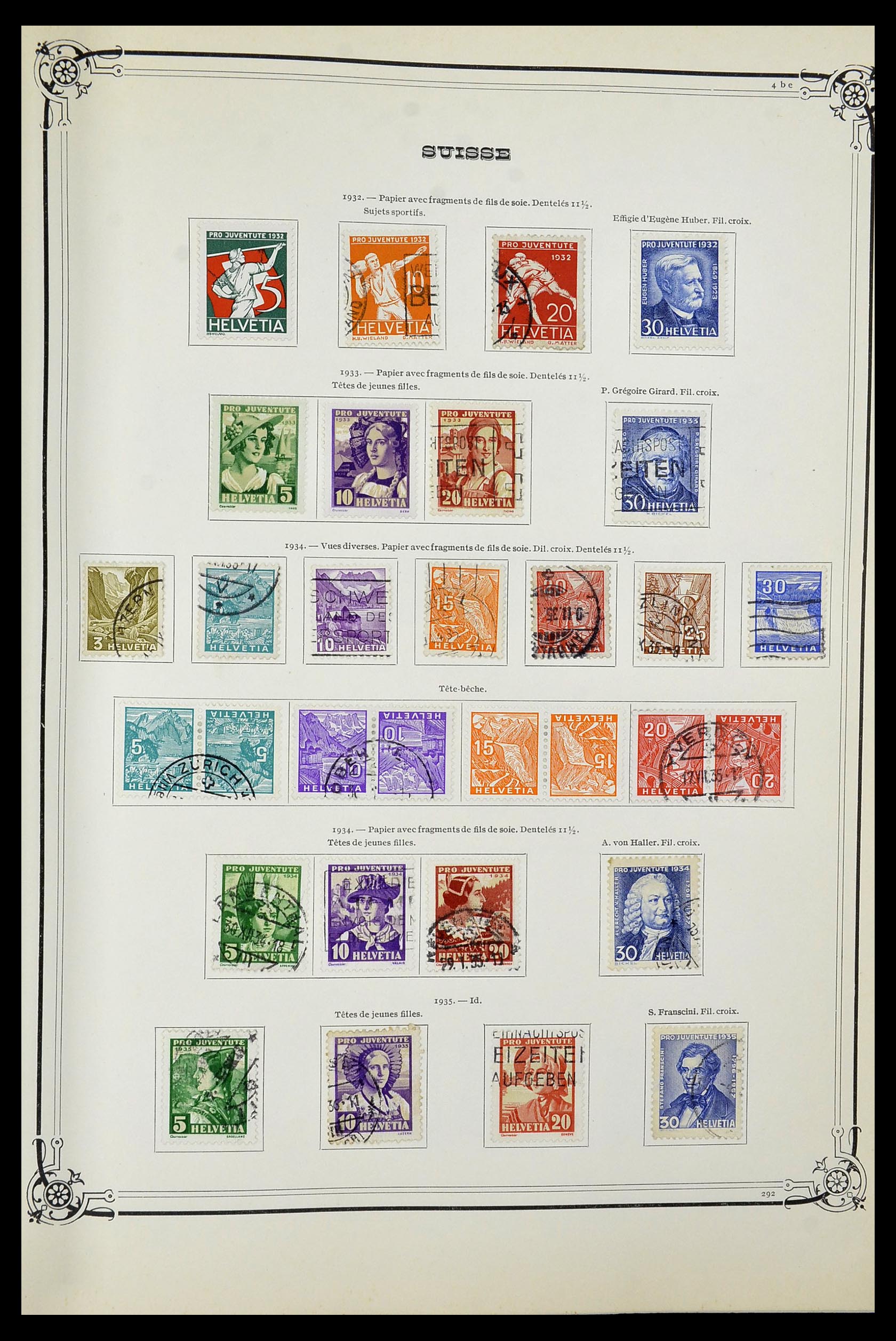34176 011 - Postzegelverzameling 34176 Zwitserland 1850-1996.