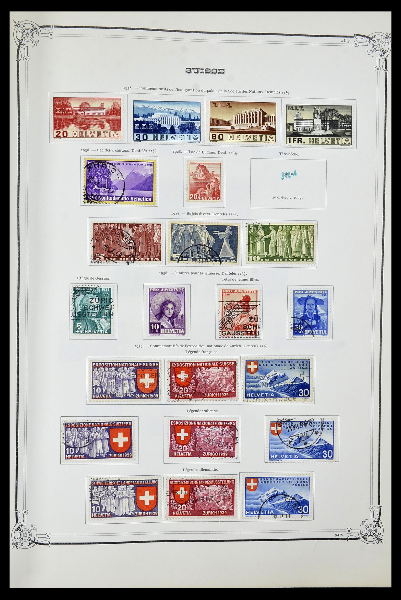 34176 013 - Postzegelverzameling 34176 Zwitserland 1850-1996.
