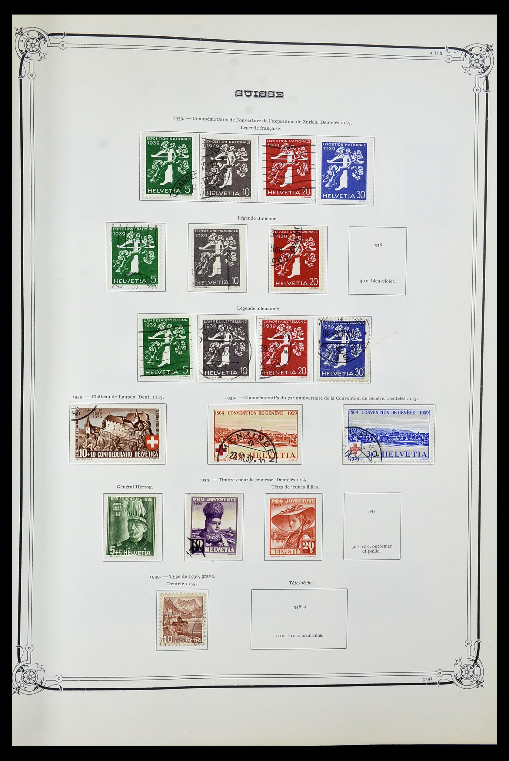 34176 014 - Stamp collection 34176 Switzerland 1850-1996.