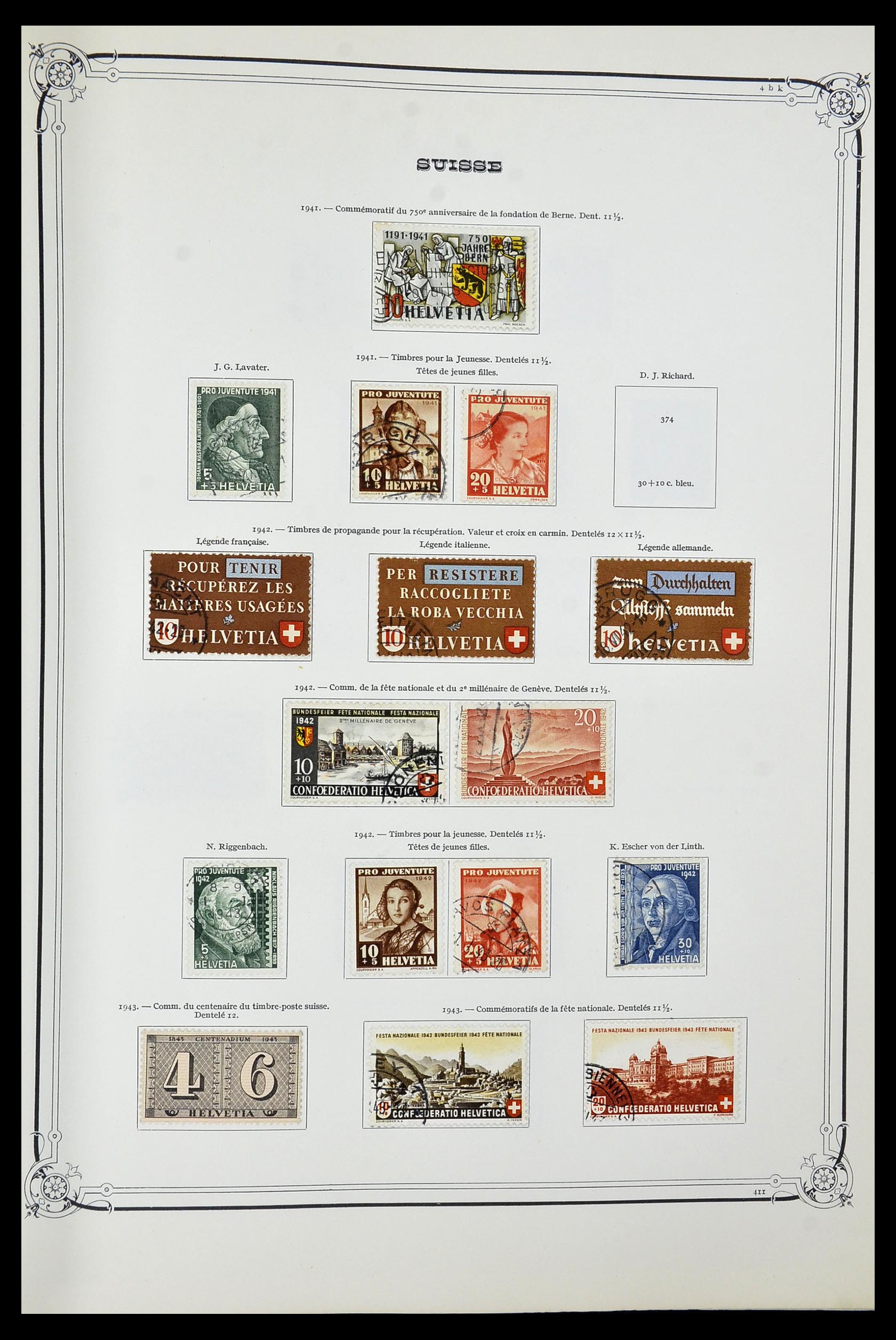 34176 016 - Stamp collection 34176 Switzerland 1850-1996.