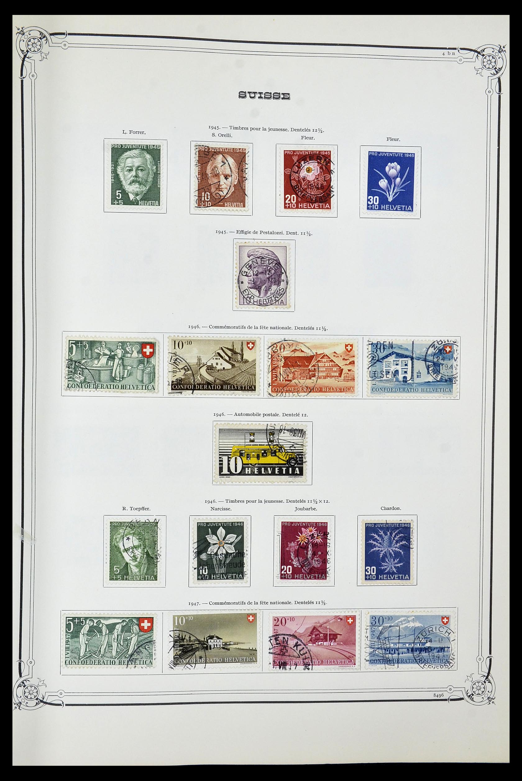 34176 019 - Stamp collection 34176 Switzerland 1850-1996.