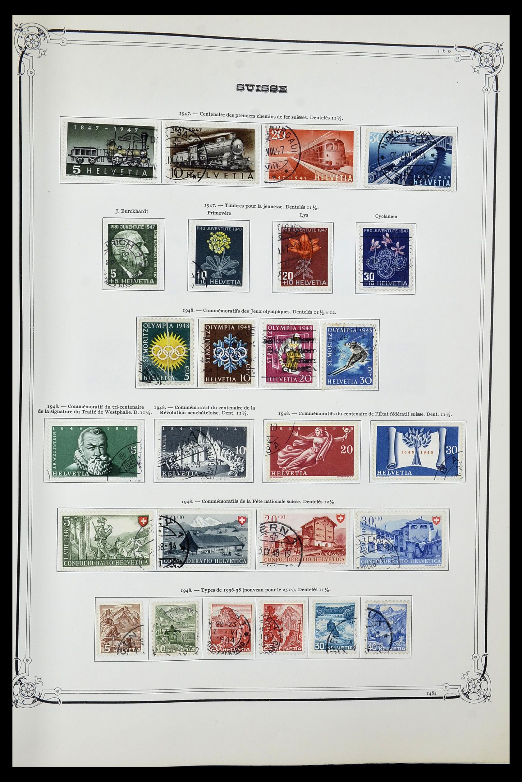 34176 020 - Stamp collection 34176 Switzerland 1850-1996.