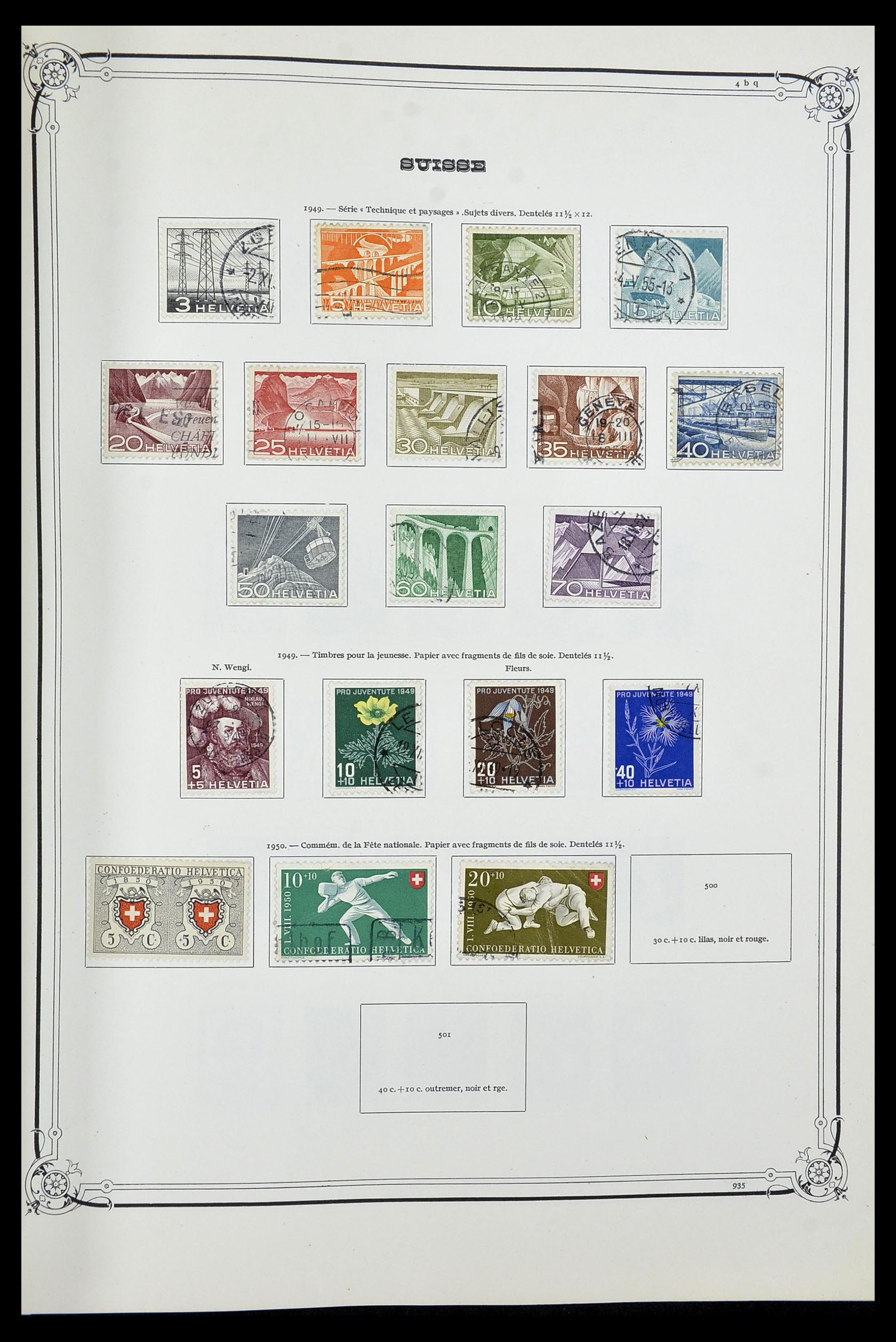 34176 022 - Postzegelverzameling 34176 Zwitserland 1850-1996.