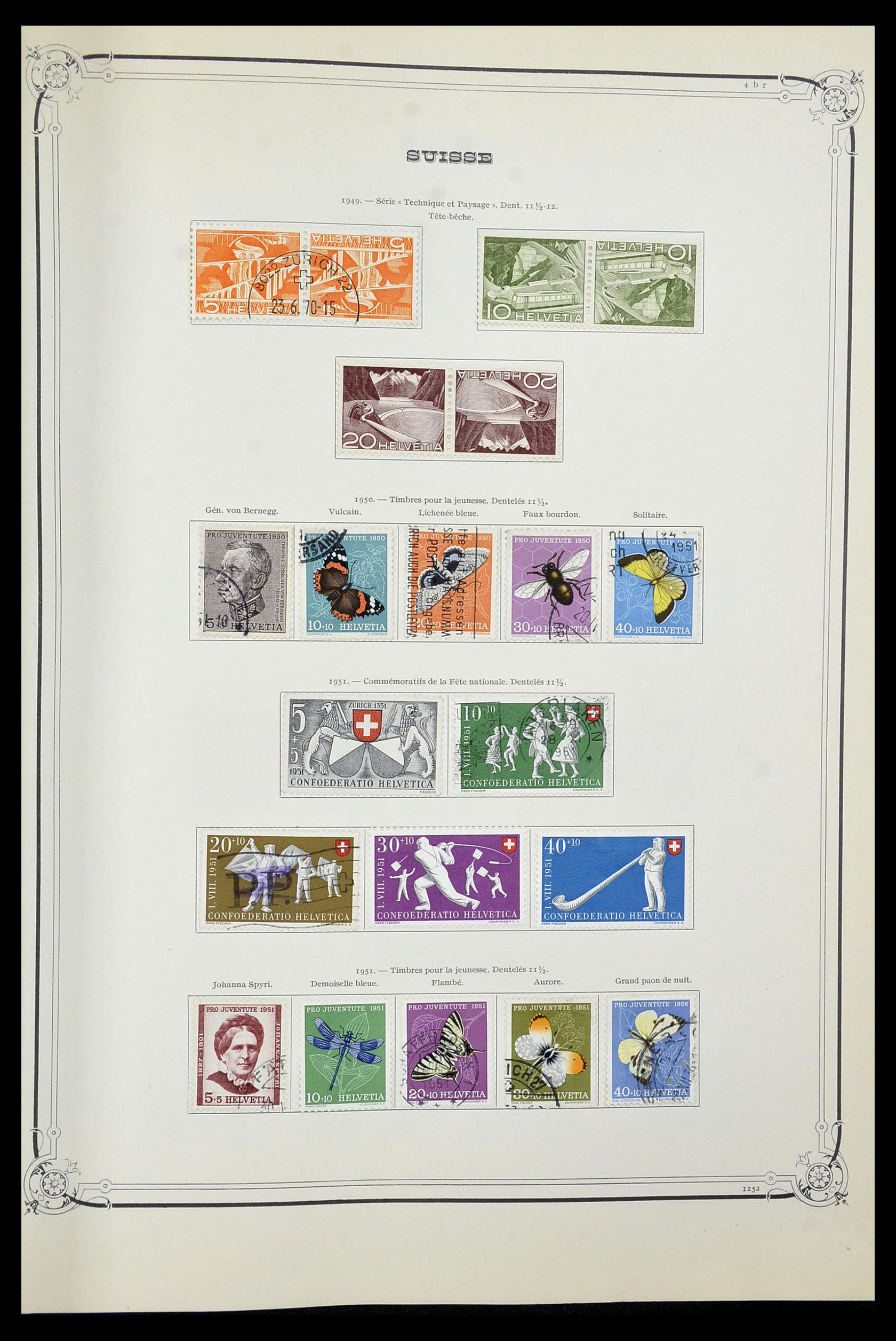 34176 023 - Postzegelverzameling 34176 Zwitserland 1850-1996.