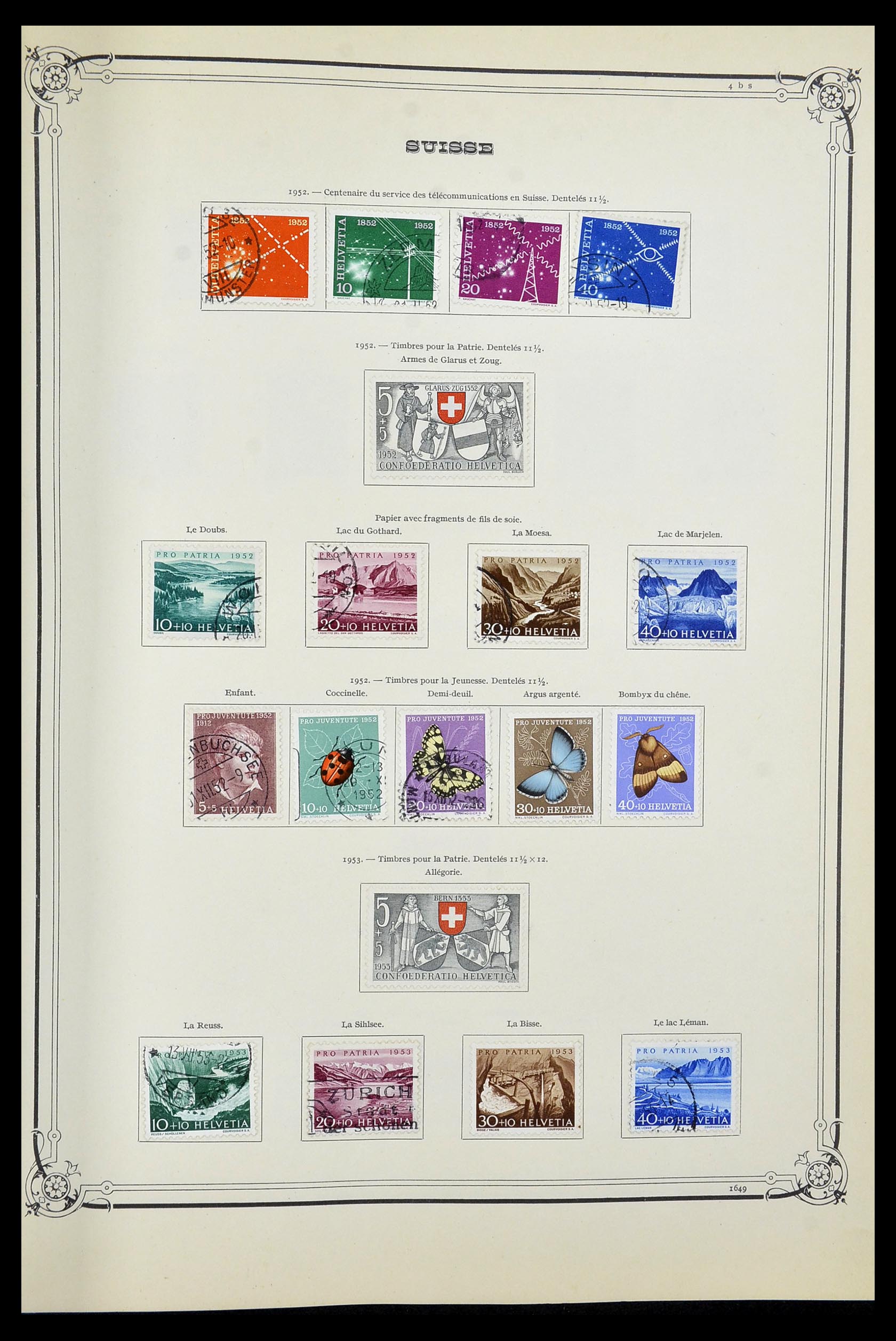 34176 024 - Postzegelverzameling 34176 Zwitserland 1850-1996.