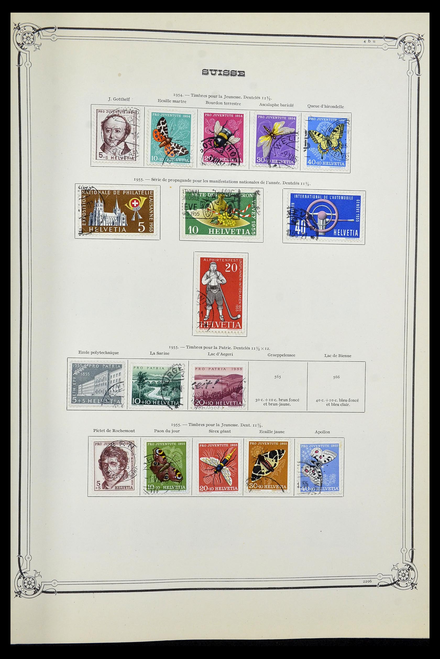 34176 026 - Postzegelverzameling 34176 Zwitserland 1850-1996.
