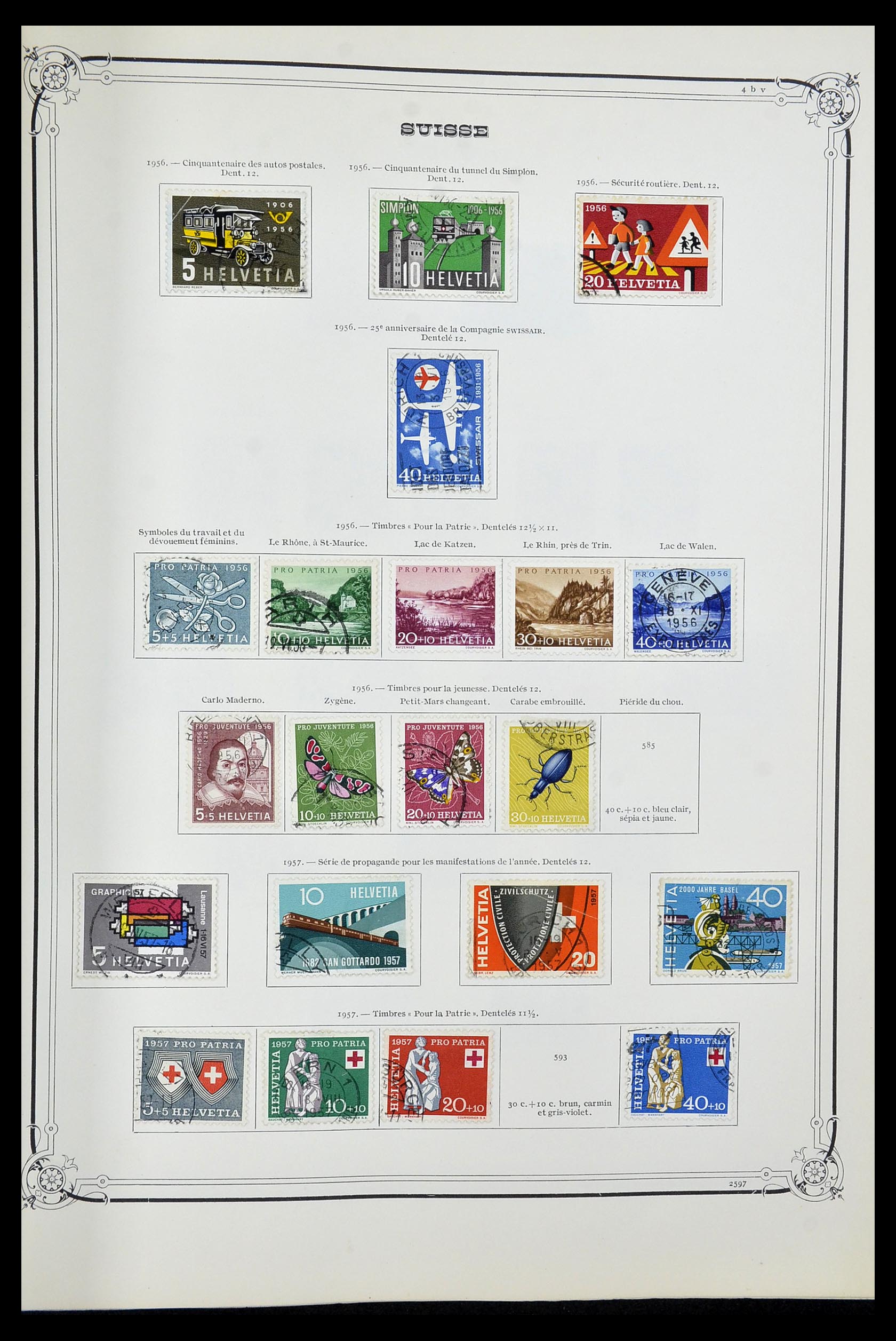 34176 027 - Postzegelverzameling 34176 Zwitserland 1850-1996.