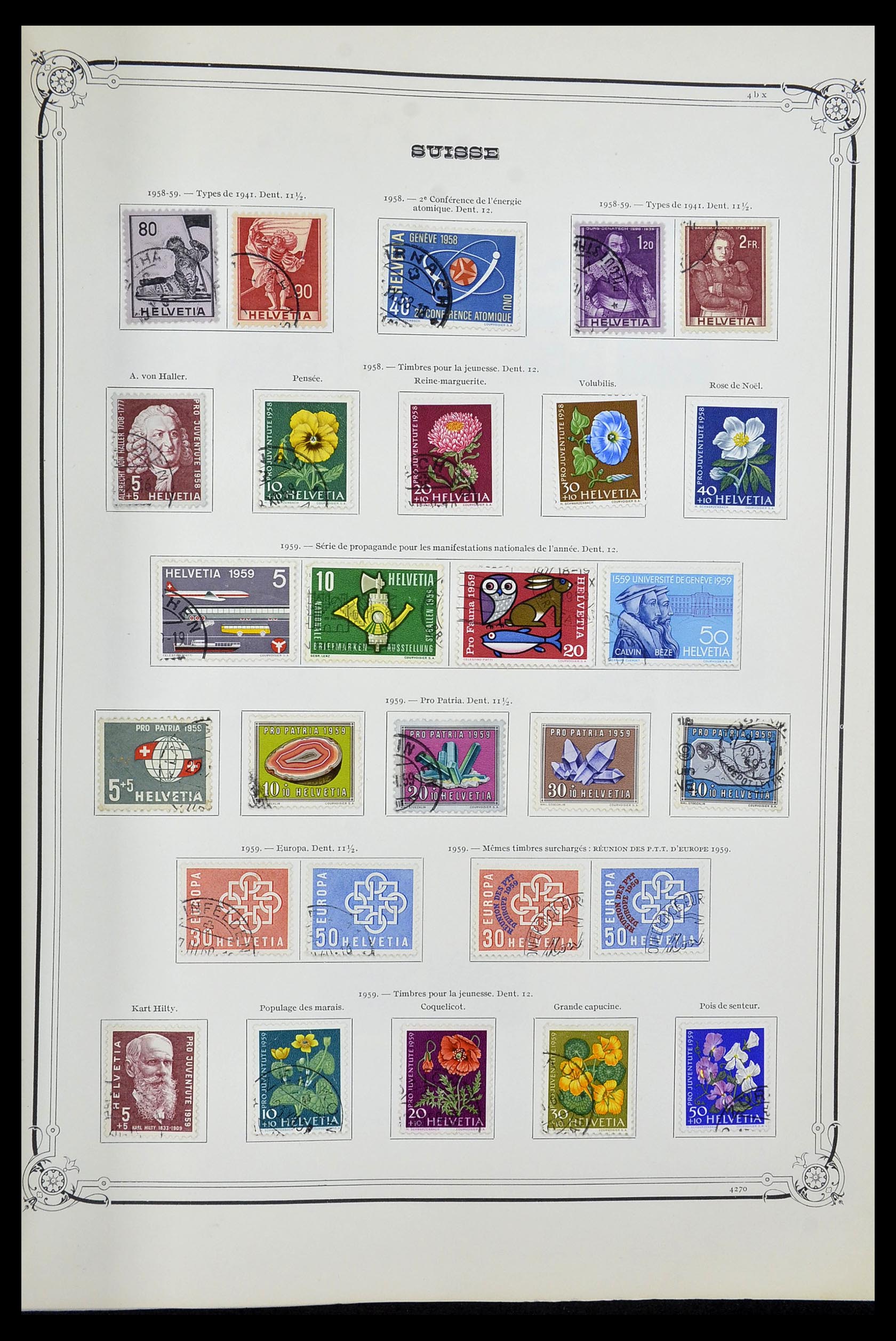 34176 029 - Postzegelverzameling 34176 Zwitserland 1850-1996.