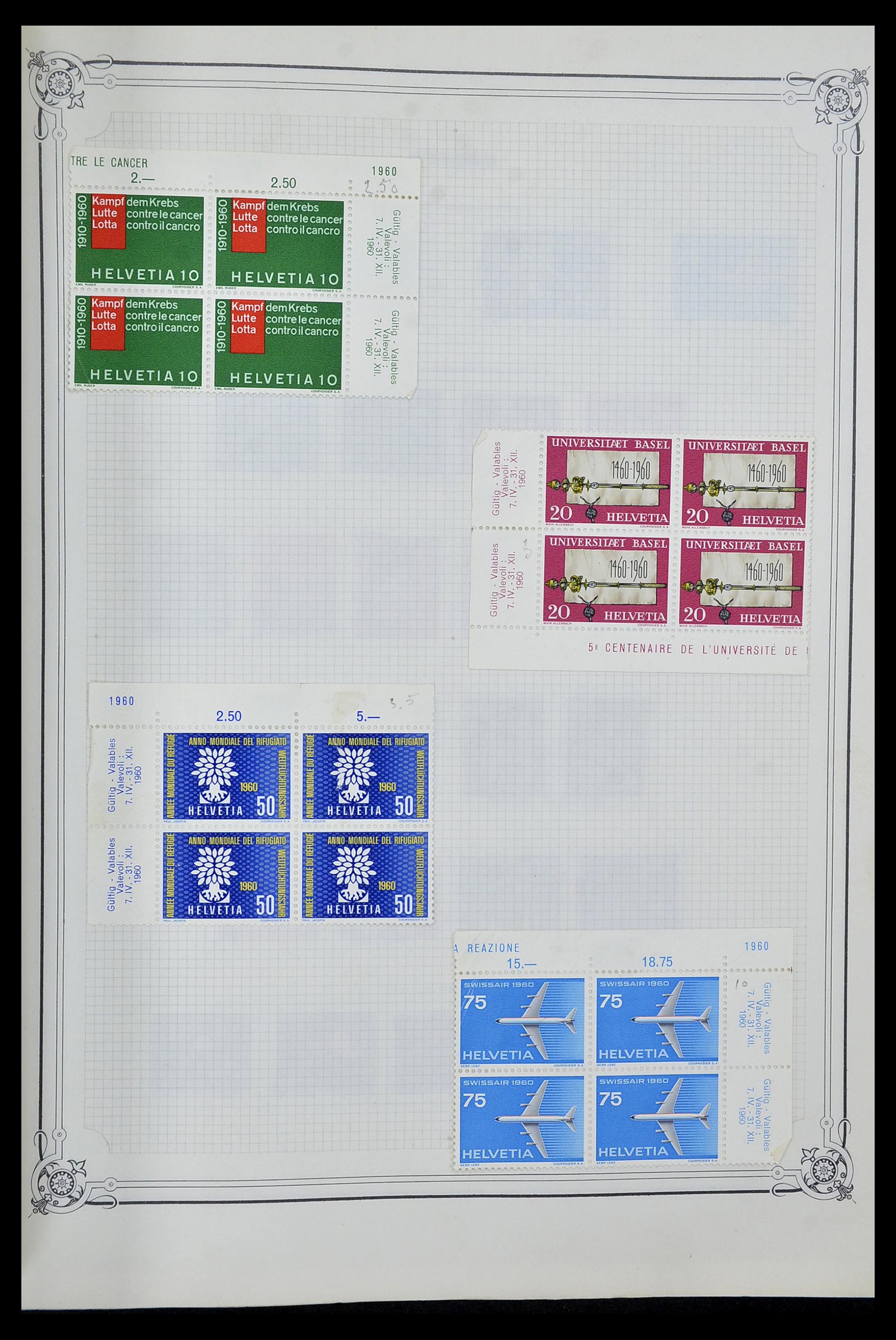 34176 031 - Stamp collection 34176 Switzerland 1850-1996.