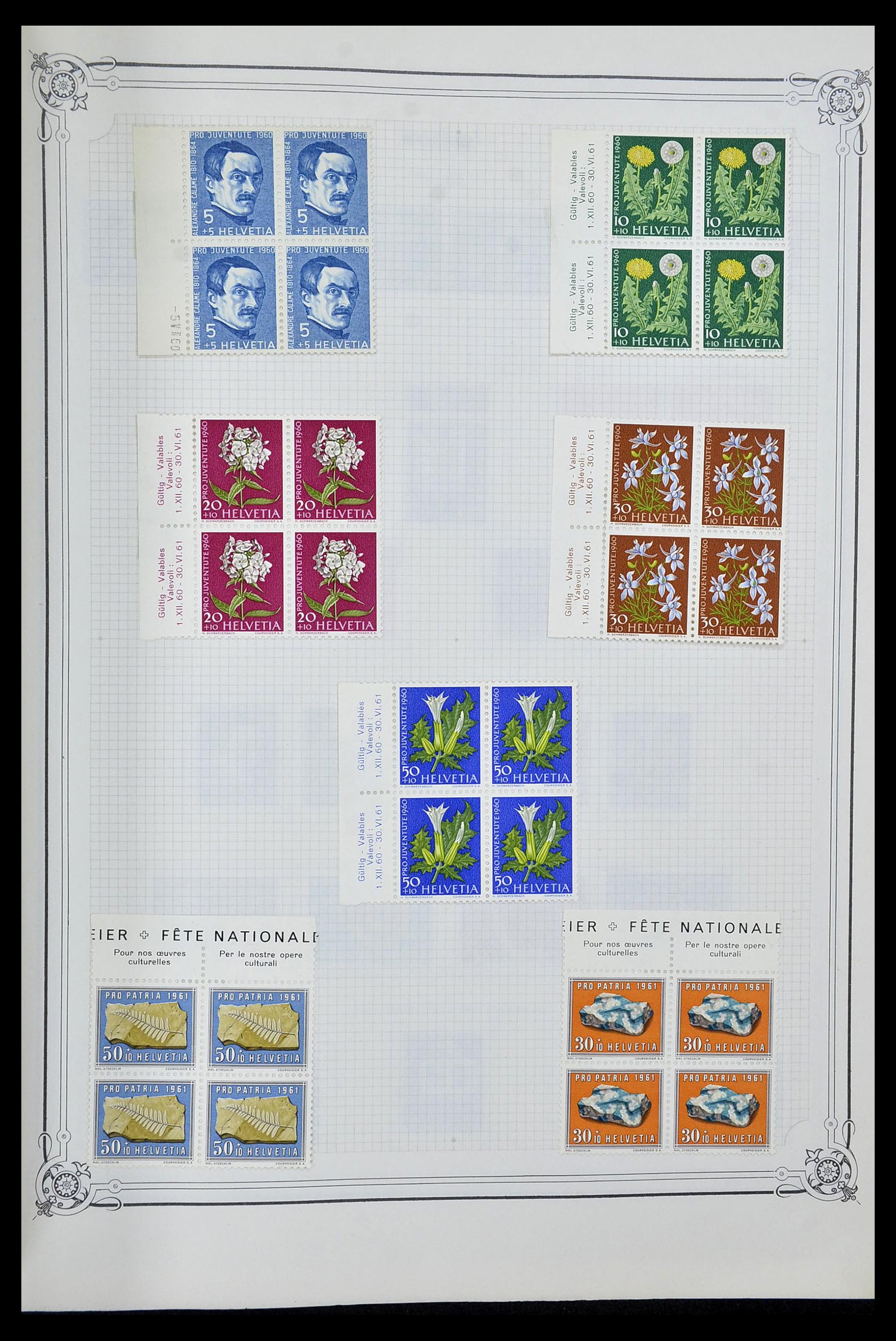 34176 033 - Postzegelverzameling 34176 Zwitserland 1850-1996.