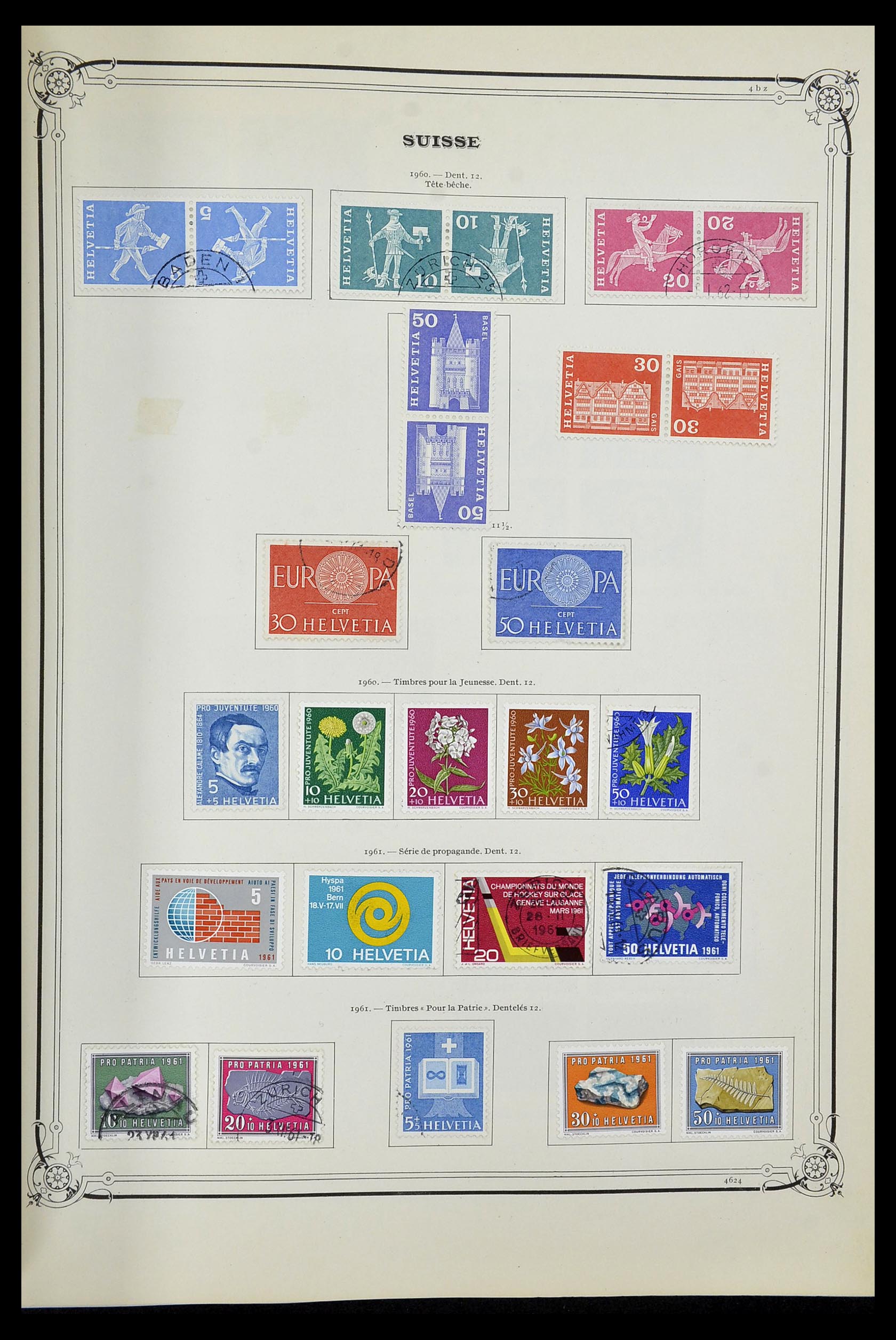 34176 034 - Postzegelverzameling 34176 Zwitserland 1850-1996.
