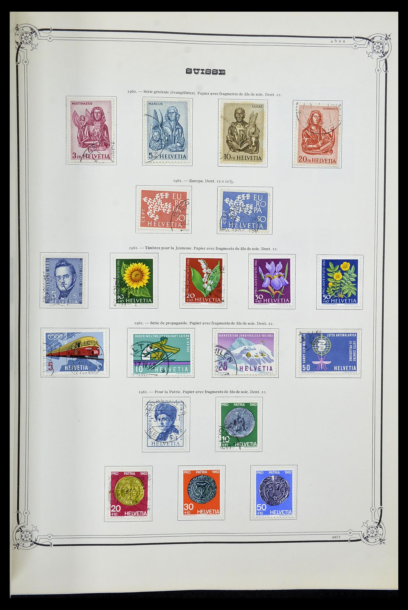 34176 037 - Postzegelverzameling 34176 Zwitserland 1850-1996.