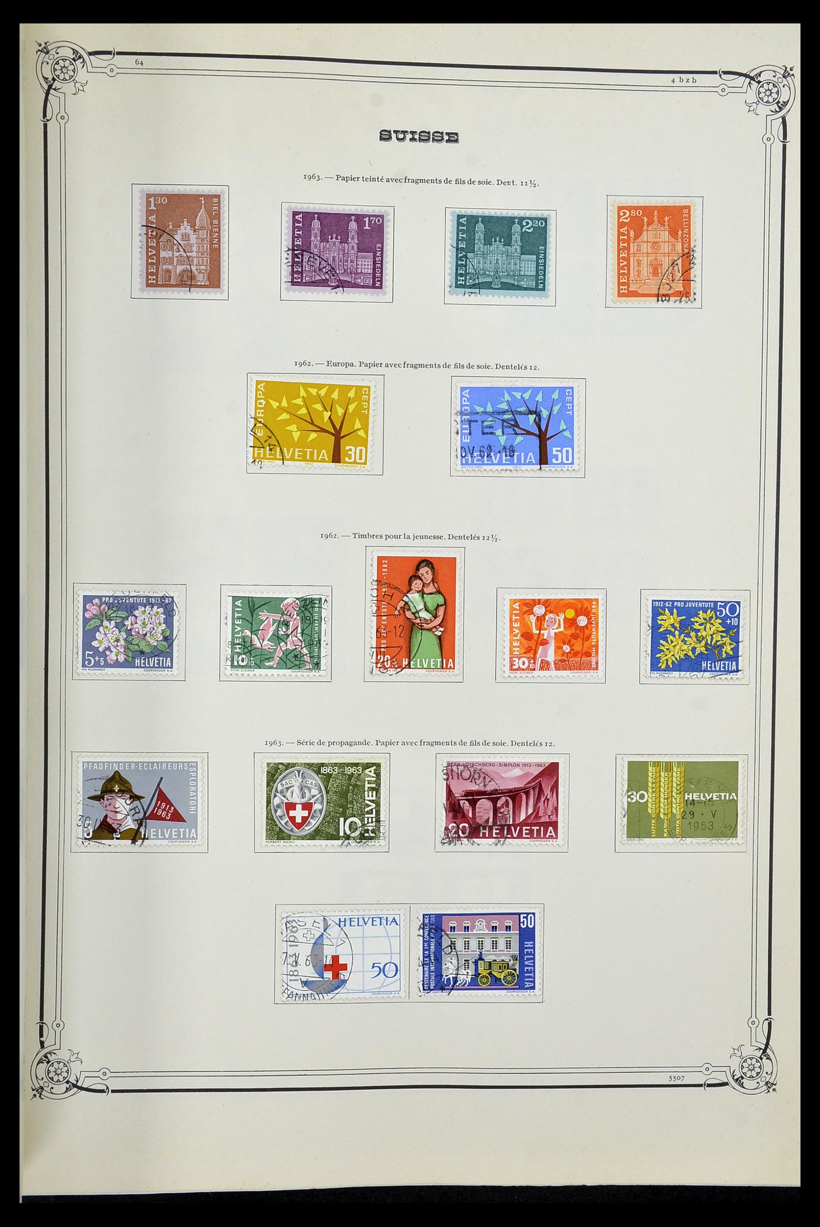 34176 040 - Postzegelverzameling 34176 Zwitserland 1850-1996.