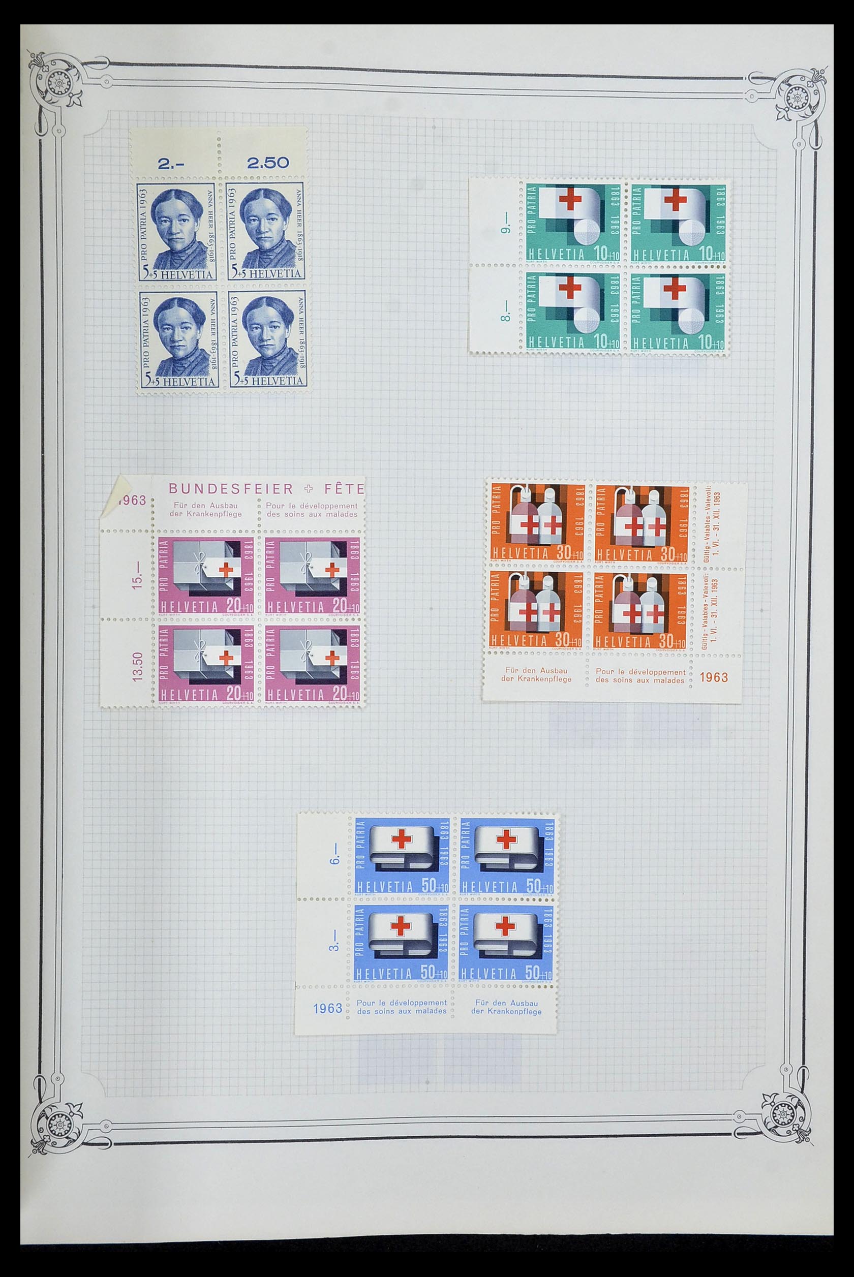 34176 041 - Stamp collection 34176 Switzerland 1850-1996.