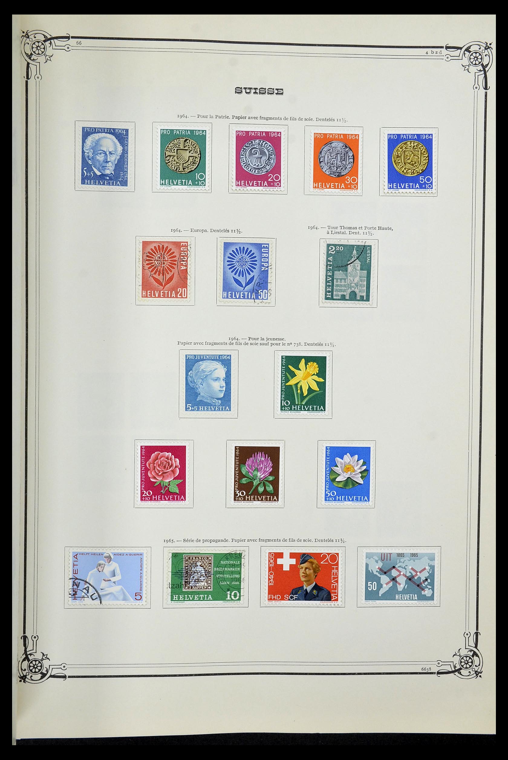 34176 046 - Postzegelverzameling 34176 Zwitserland 1850-1996.