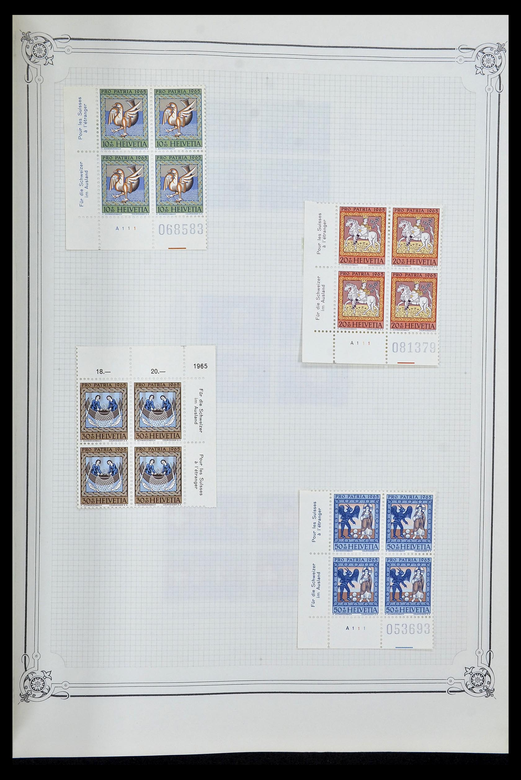 34176 047 - Stamp collection 34176 Switzerland 1850-1996.