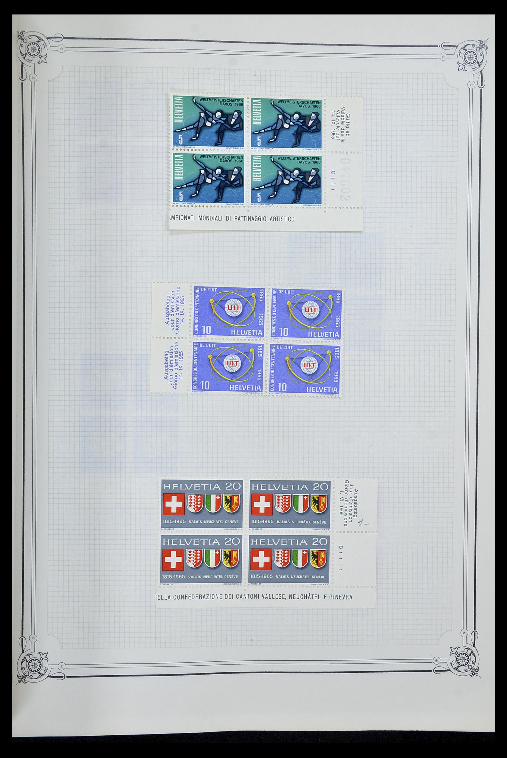 34176 048 - Postzegelverzameling 34176 Zwitserland 1850-1996.