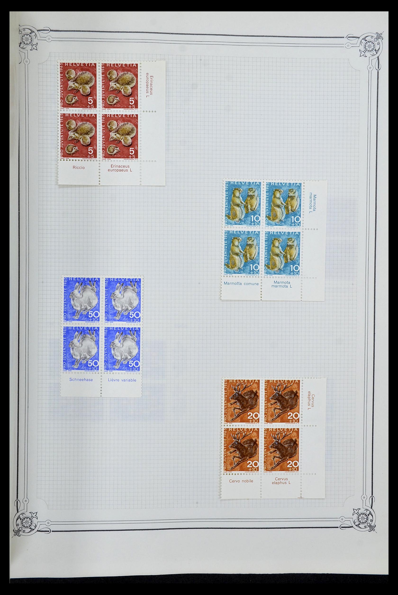 34176 049 - Postzegelverzameling 34176 Zwitserland 1850-1996.
