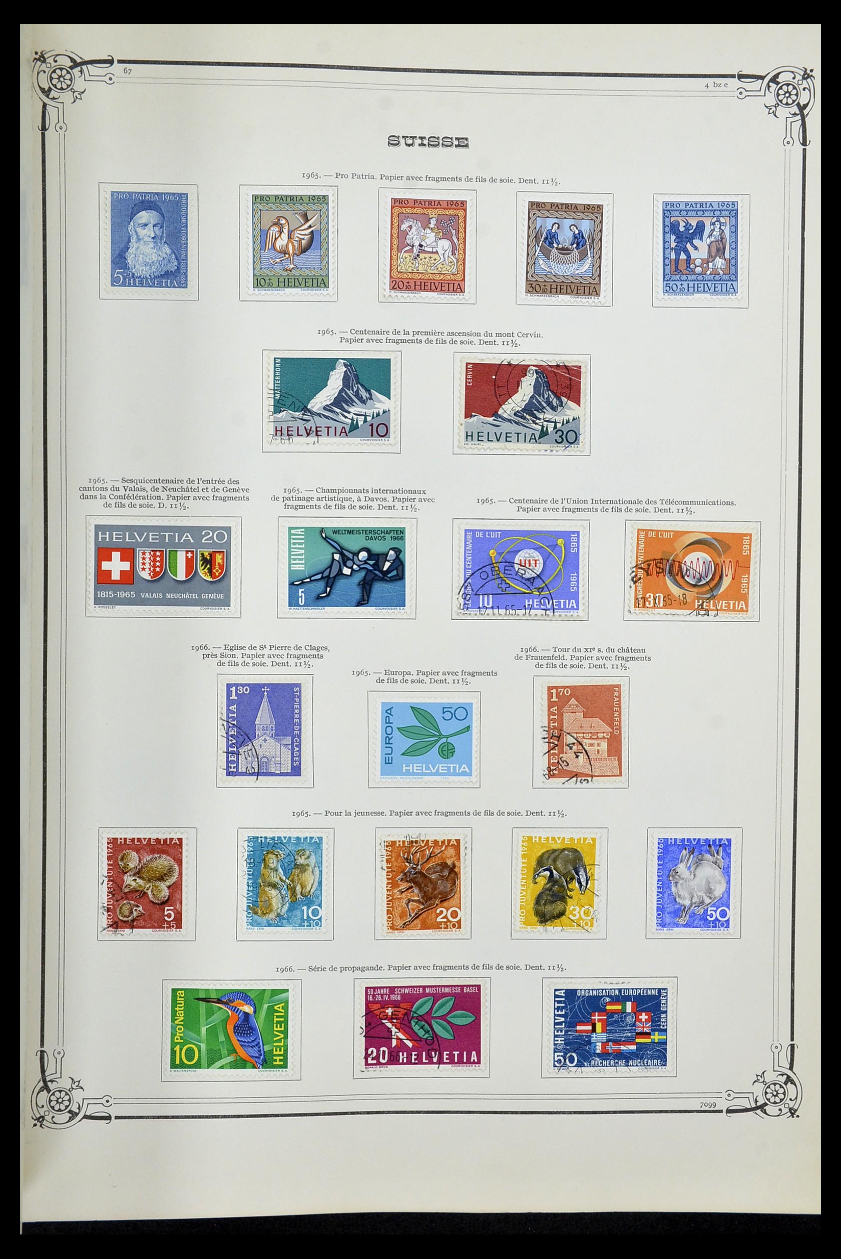 34176 051 - Stamp collection 34176 Switzerland 1850-1996.