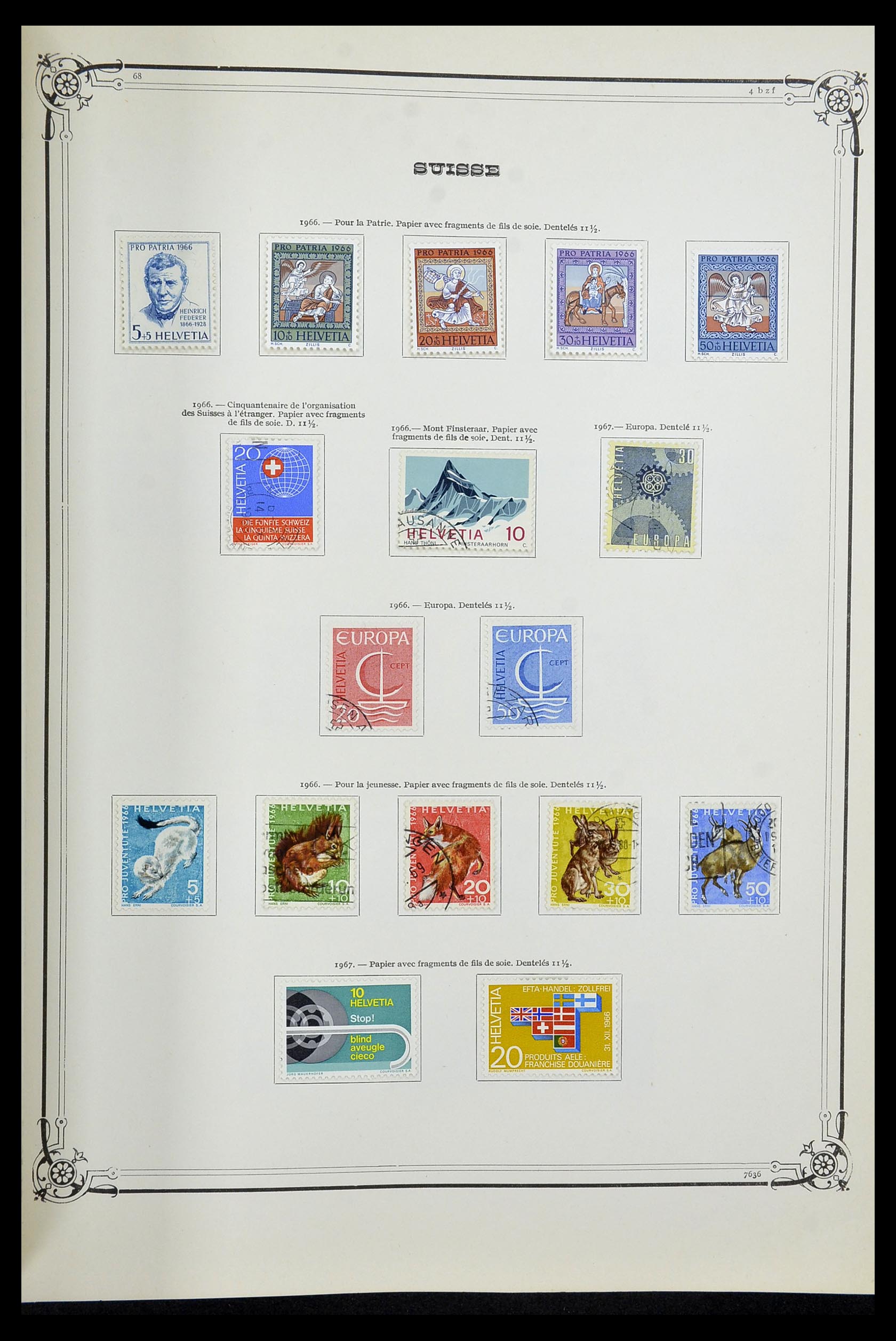 34176 052 - Stamp collection 34176 Switzerland 1850-1996.