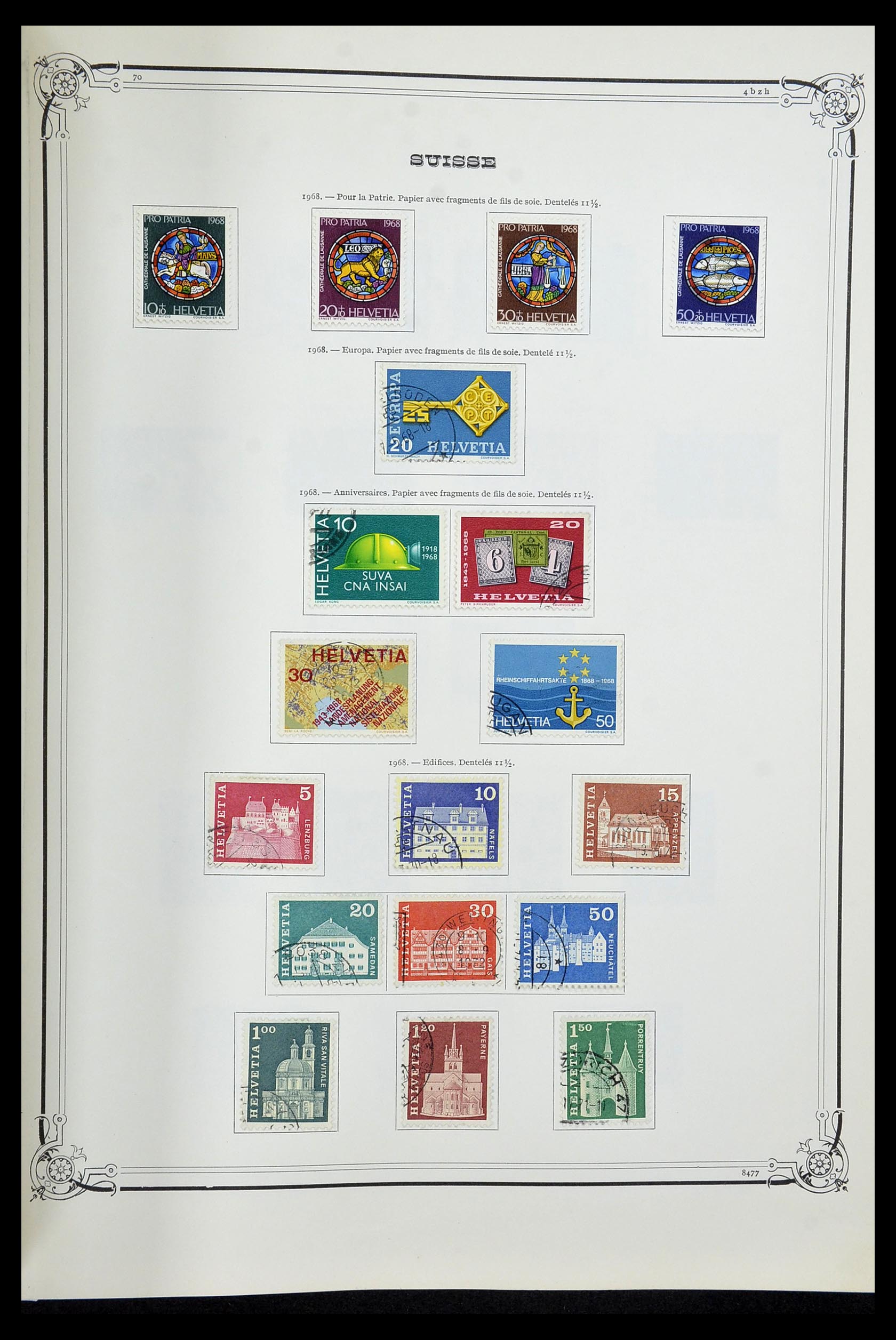 34176 054 - Postzegelverzameling 34176 Zwitserland 1850-1996.