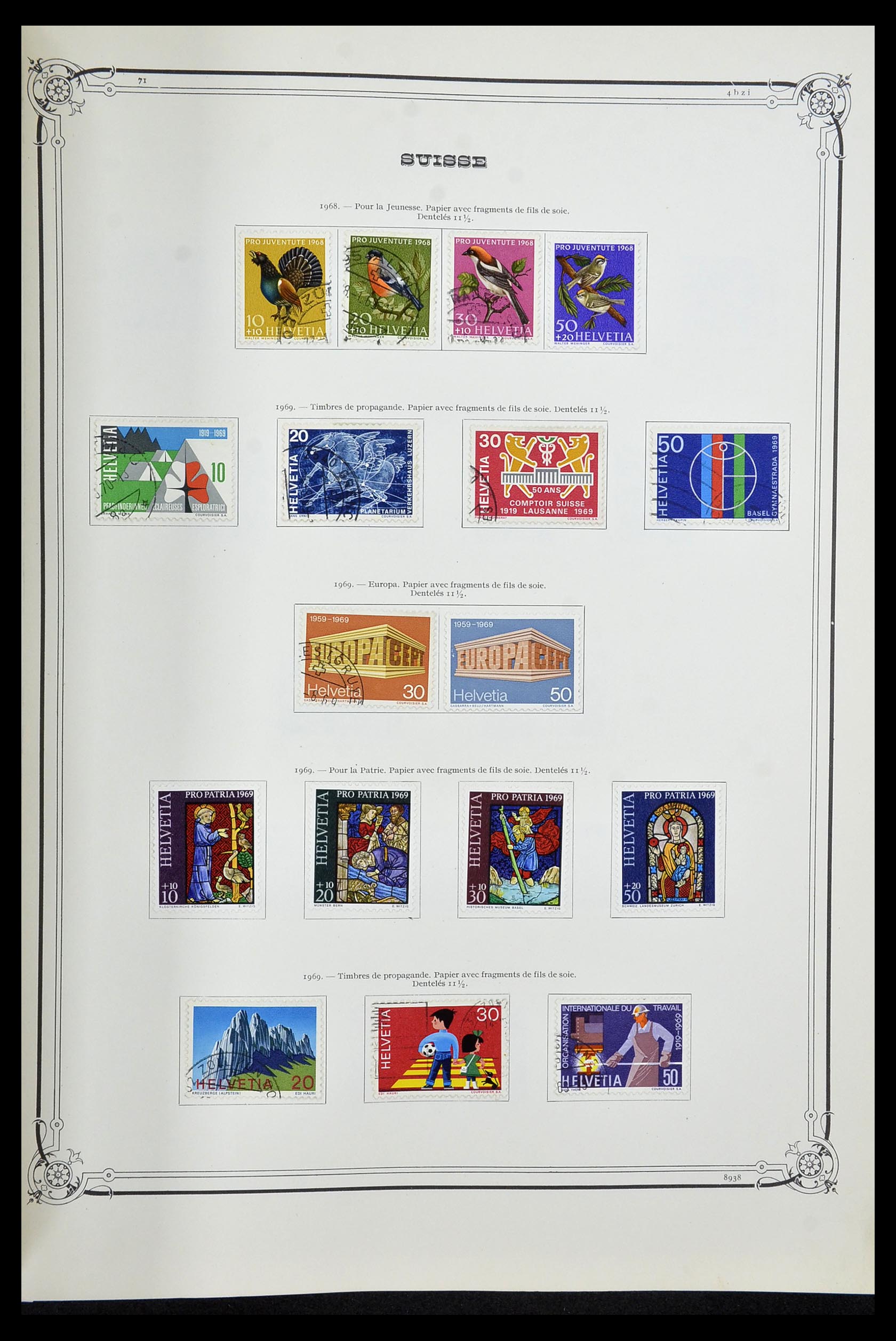 34176 055 - Postzegelverzameling 34176 Zwitserland 1850-1996.