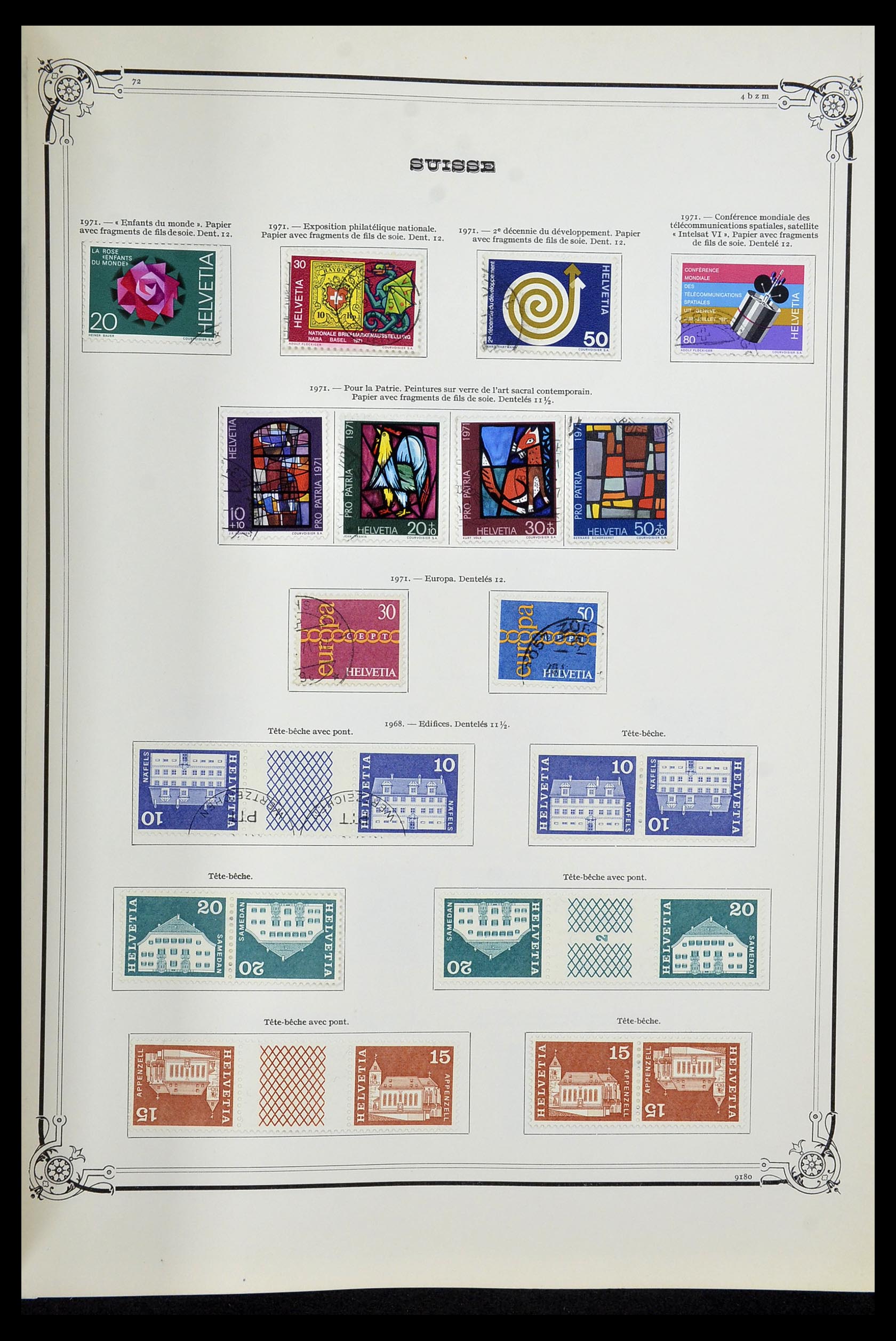 34176 058 - Postzegelverzameling 34176 Zwitserland 1850-1996.