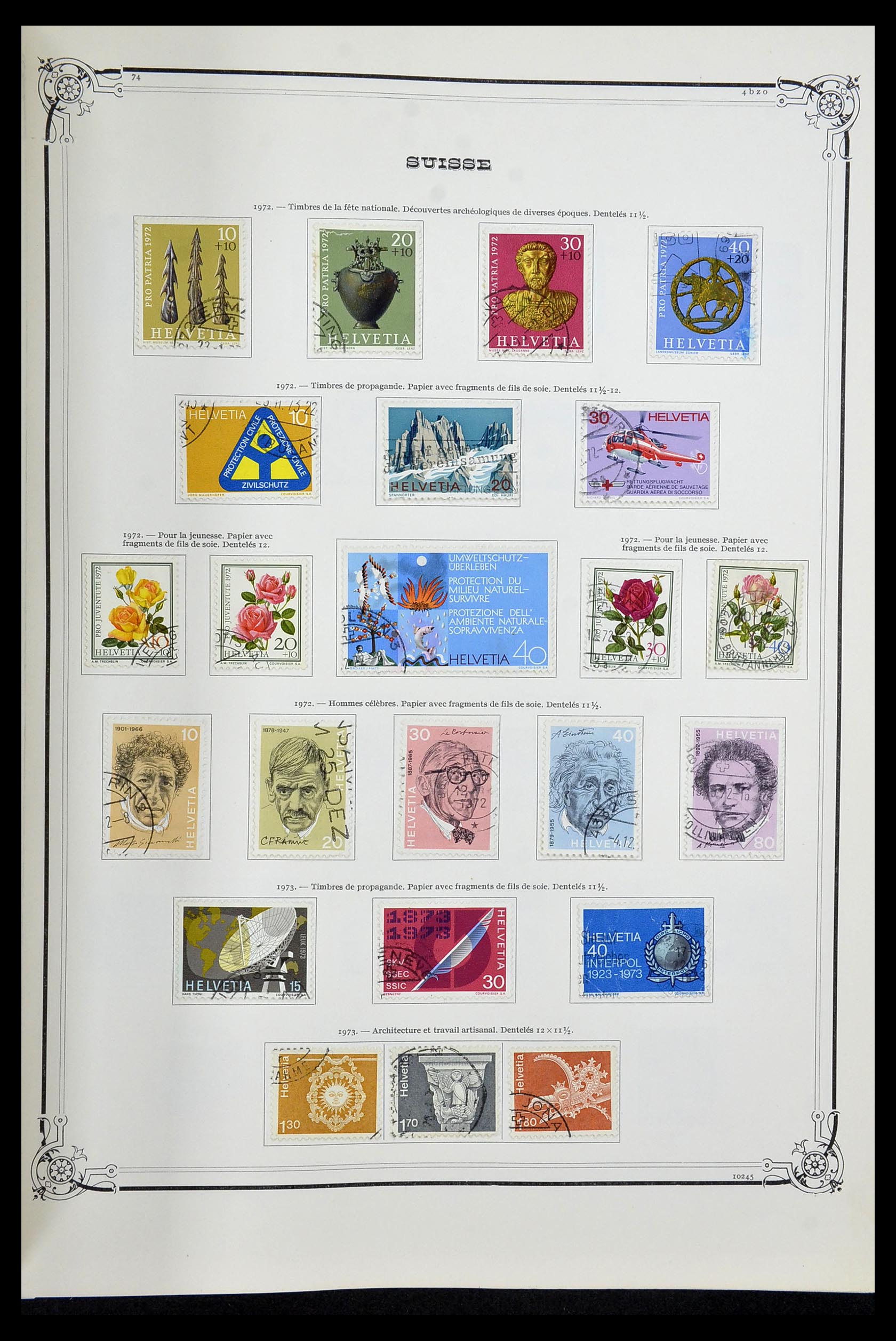 34176 060 - Stamp collection 34176 Switzerland 1850-1996.