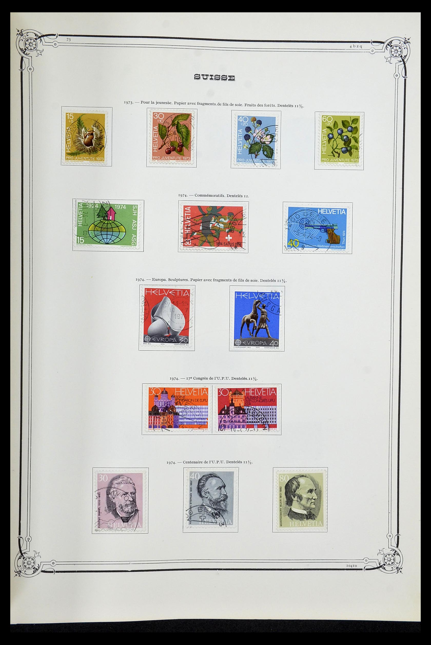 34176 062 - Stamp collection 34176 Switzerland 1850-1996.