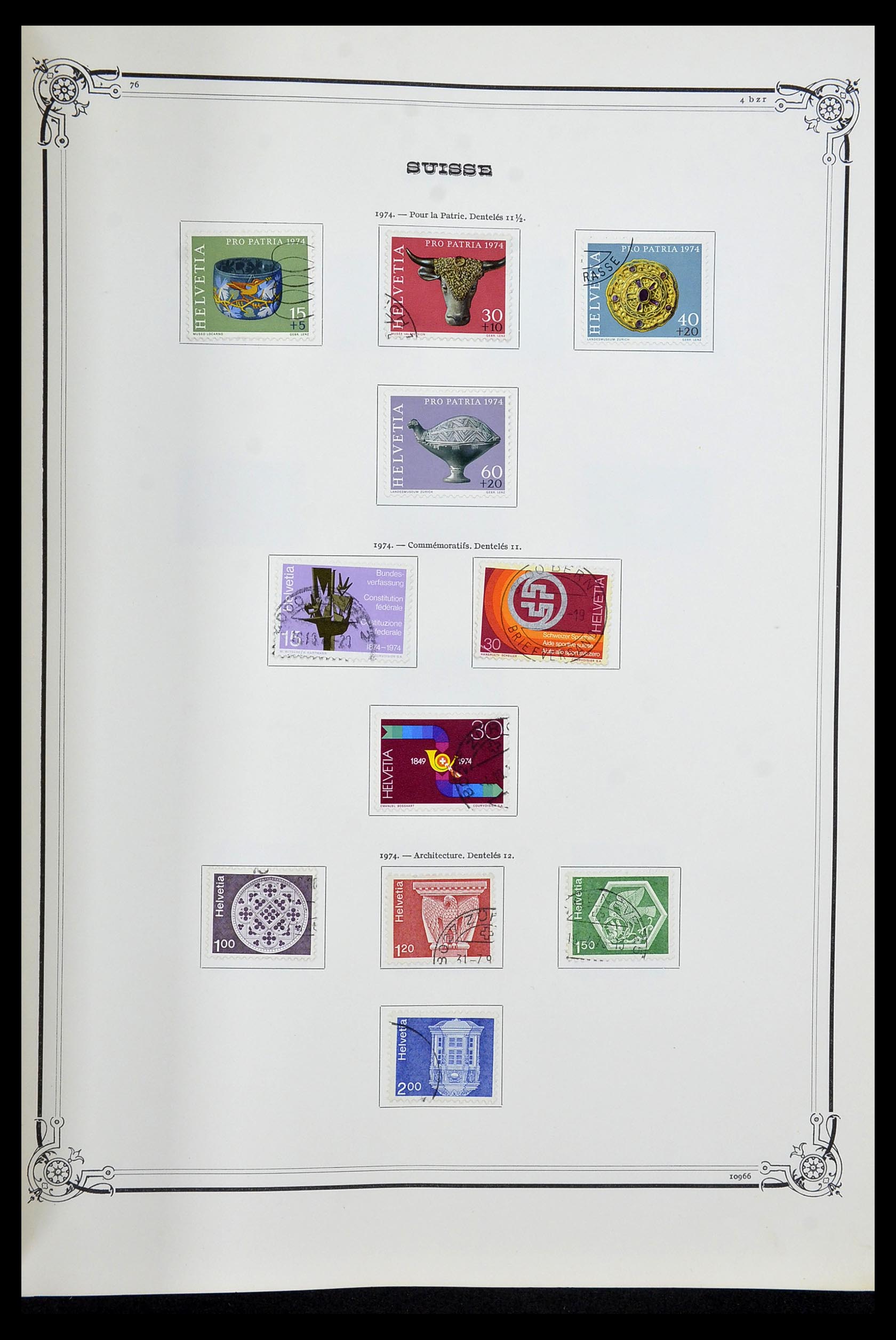 34176 063 - Stamp collection 34176 Switzerland 1850-1996.