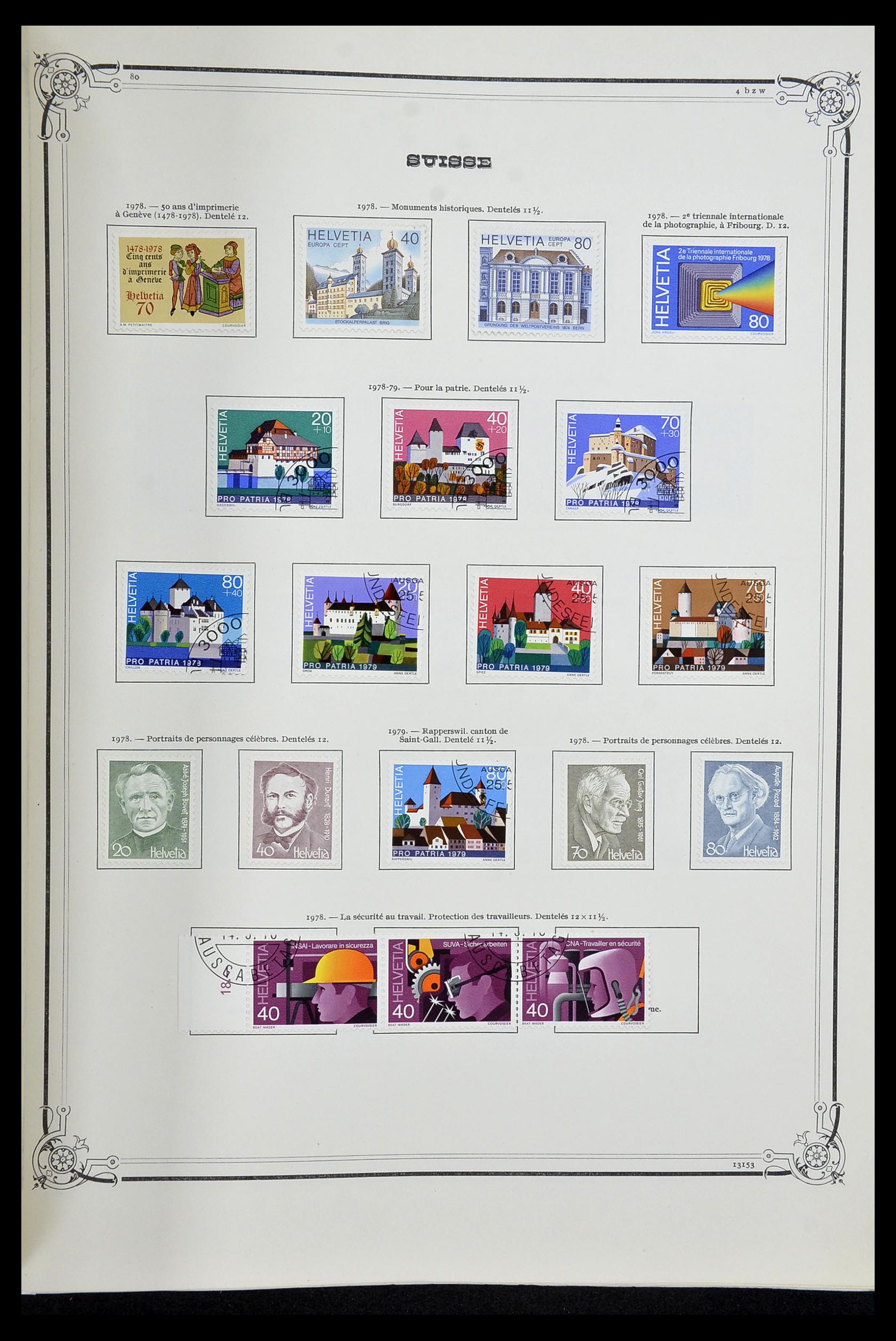 34176 069 - Stamp collection 34176 Switzerland 1850-1996.