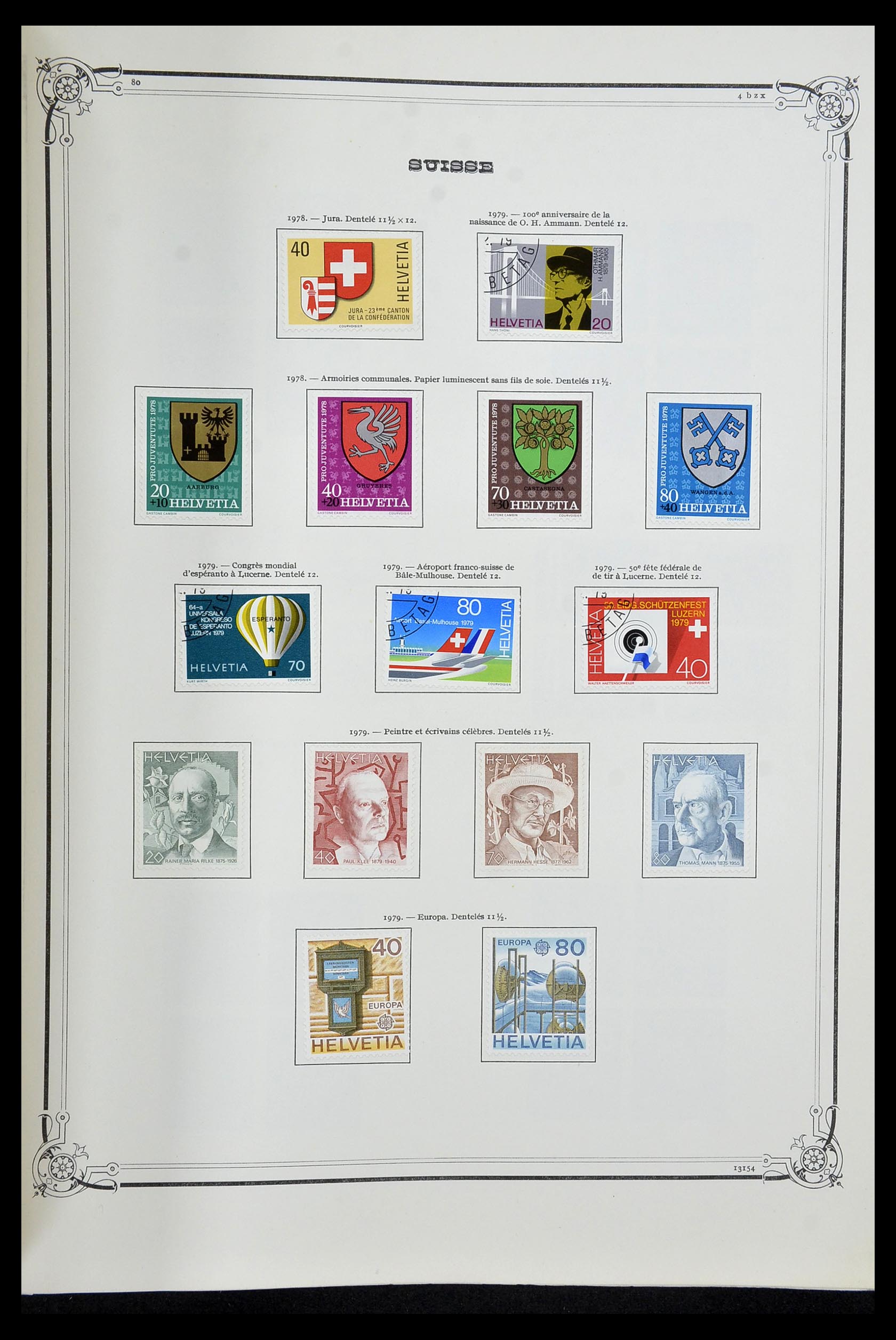 34176 070 - Stamp collection 34176 Switzerland 1850-1996.