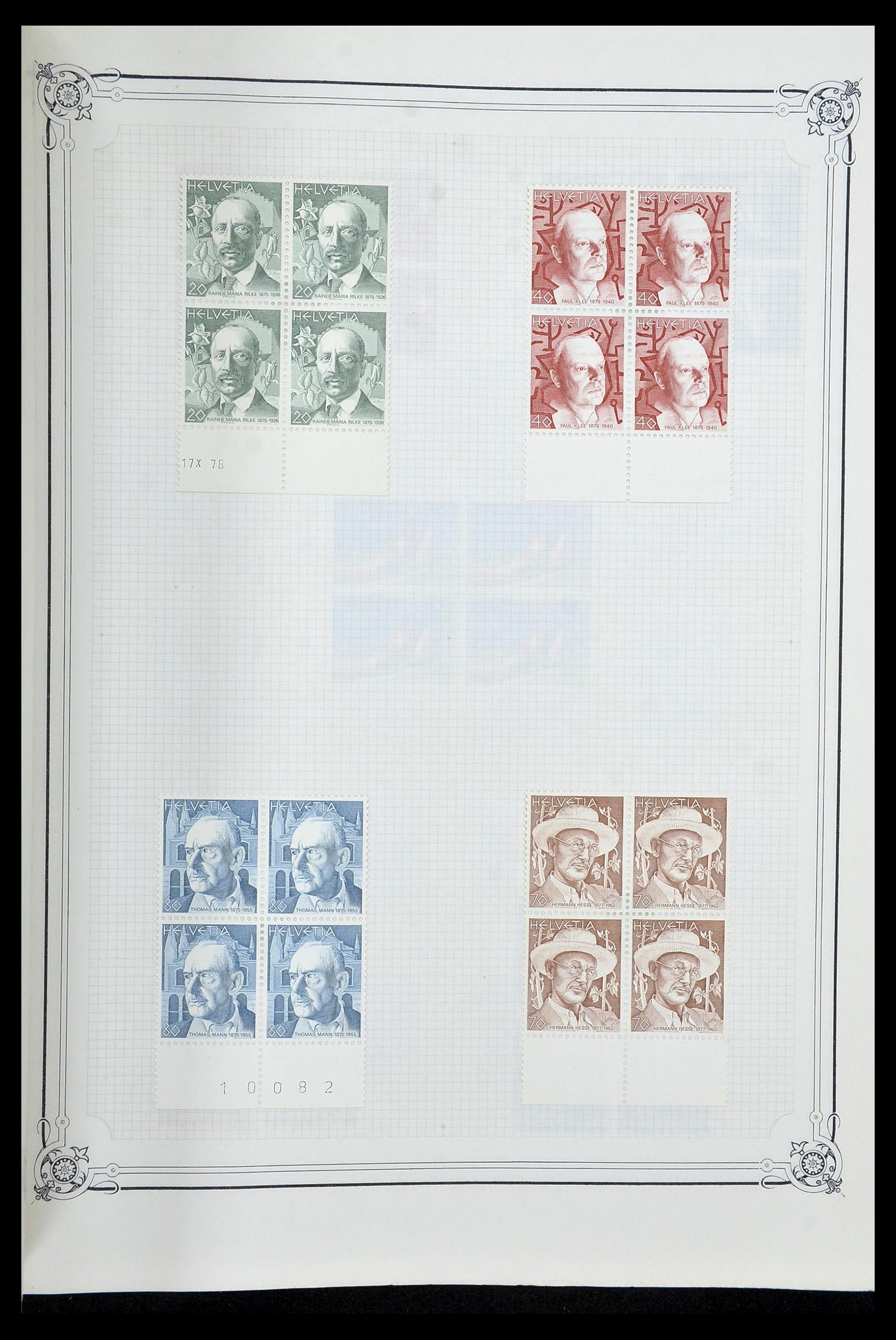 34176 072 - Stamp collection 34176 Switzerland 1850-1996.