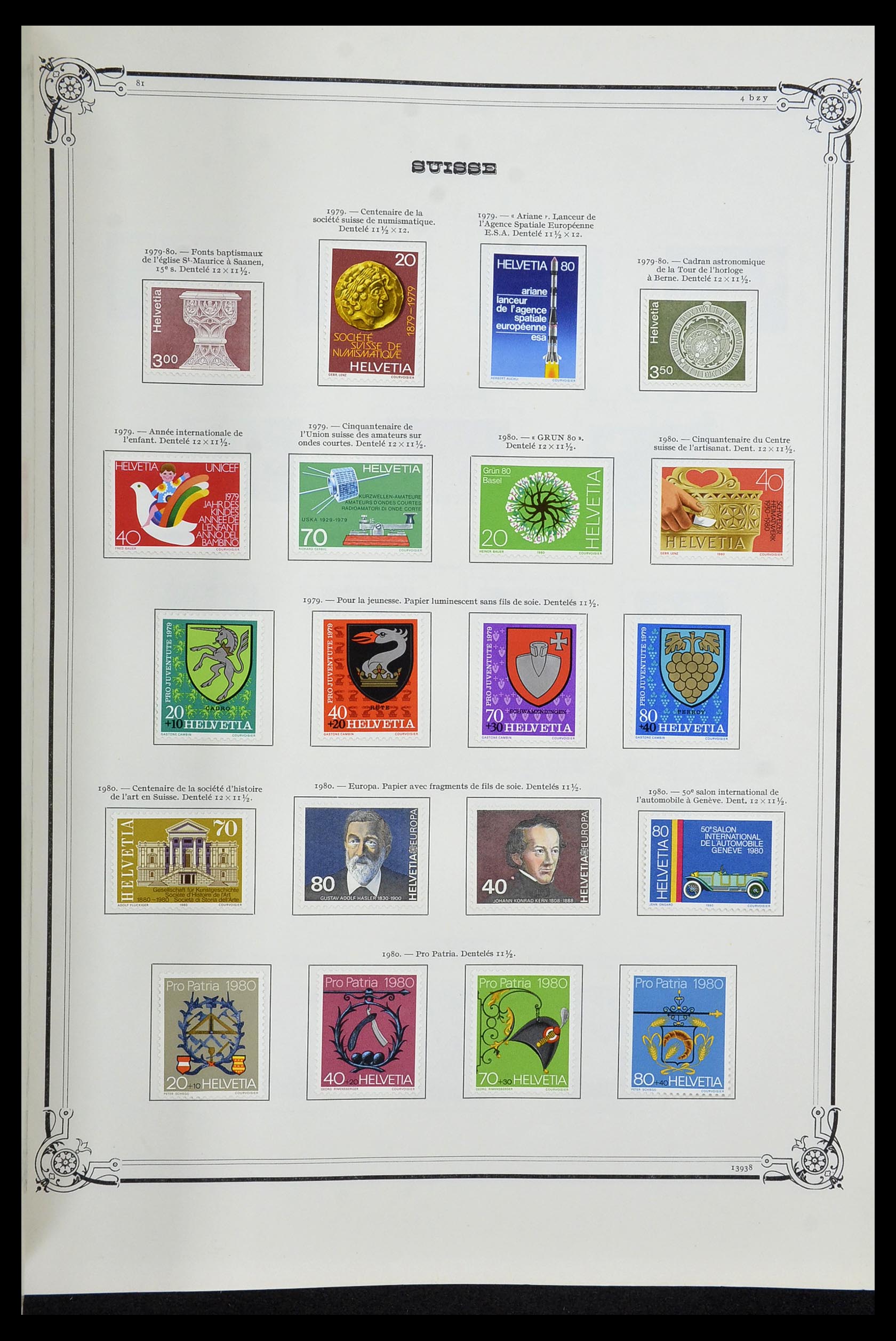 34176 074 - Stamp collection 34176 Switzerland 1850-1996.