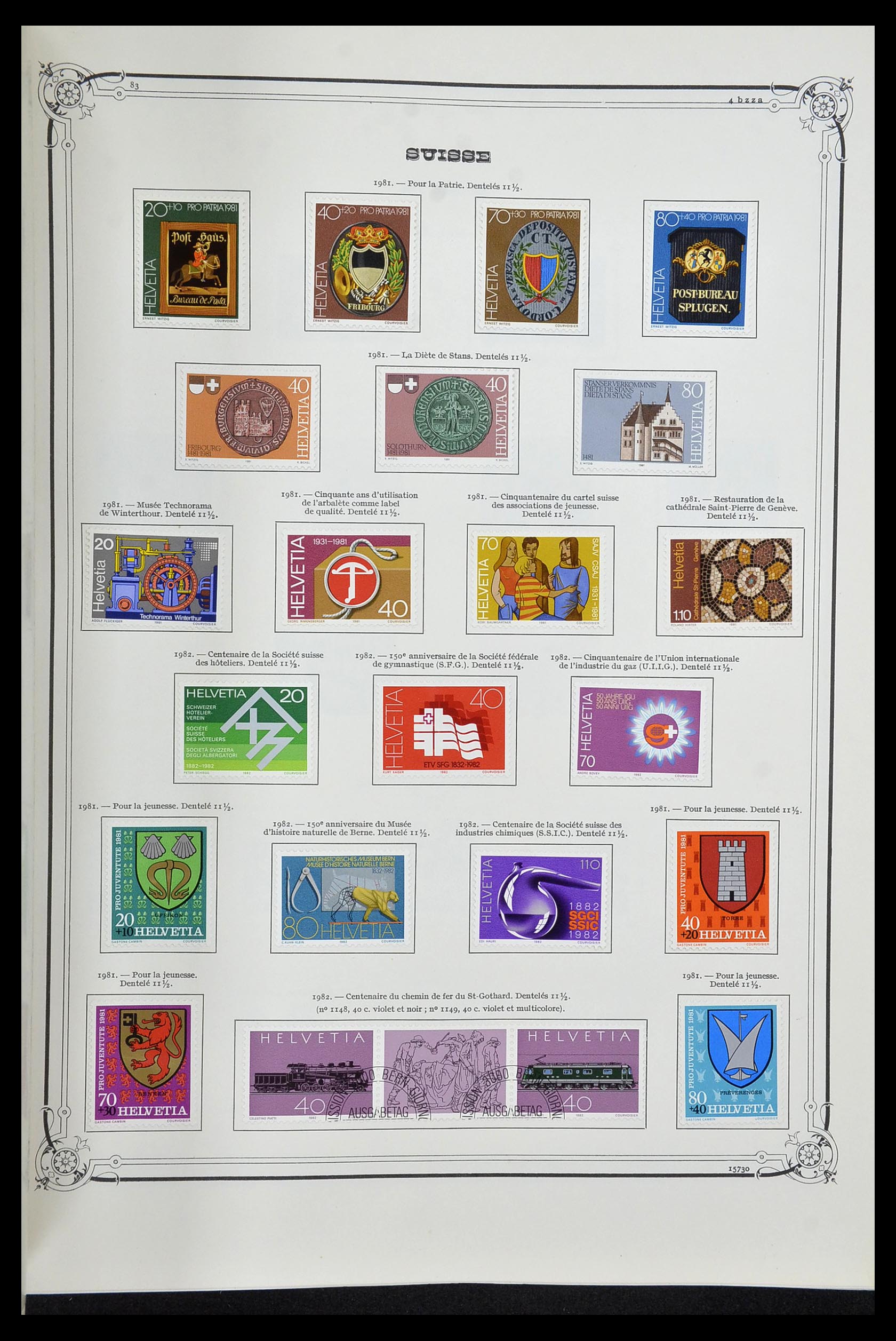 34176 076 - Stamp collection 34176 Switzerland 1850-1996.