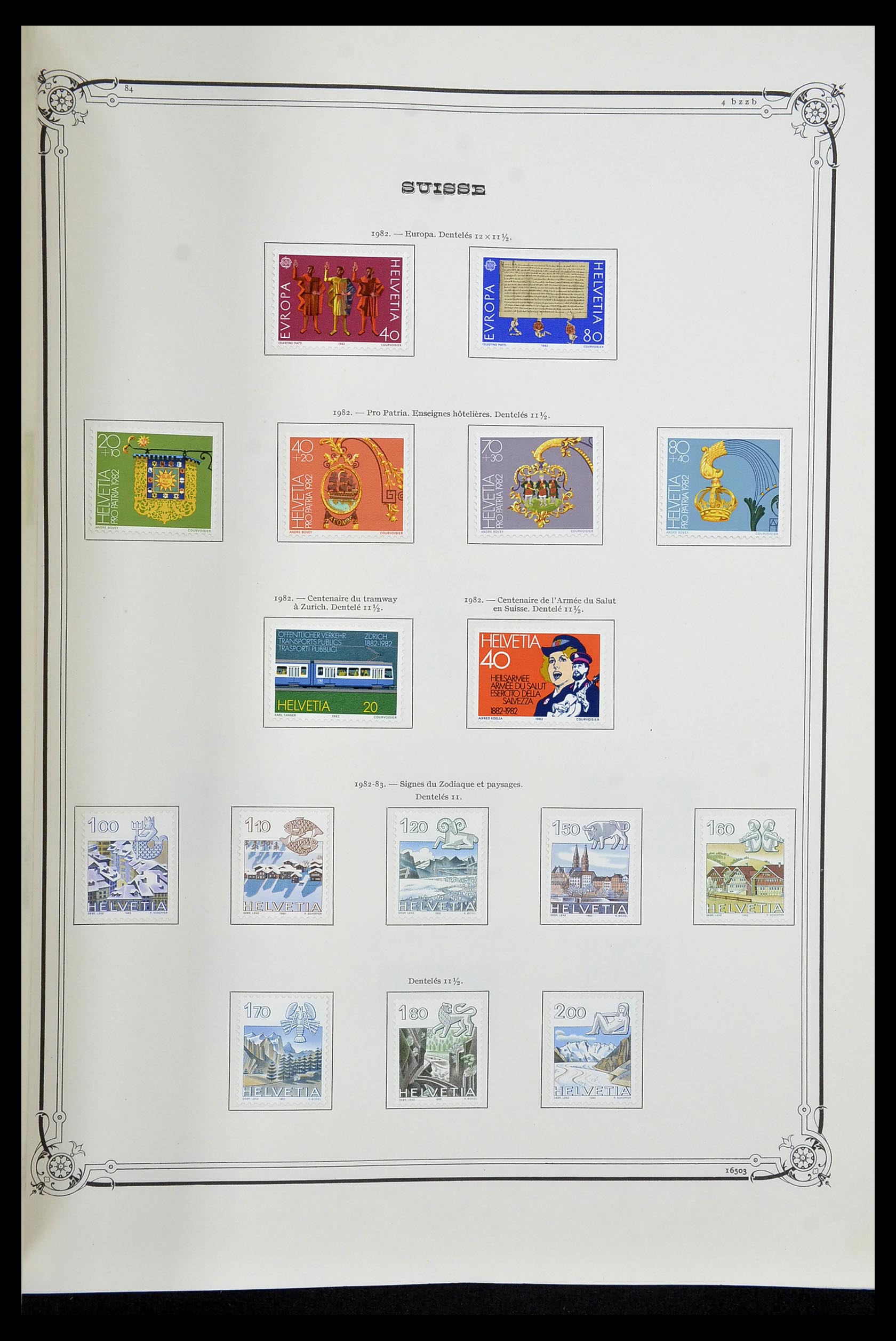 34176 077 - Stamp collection 34176 Switzerland 1850-1996.