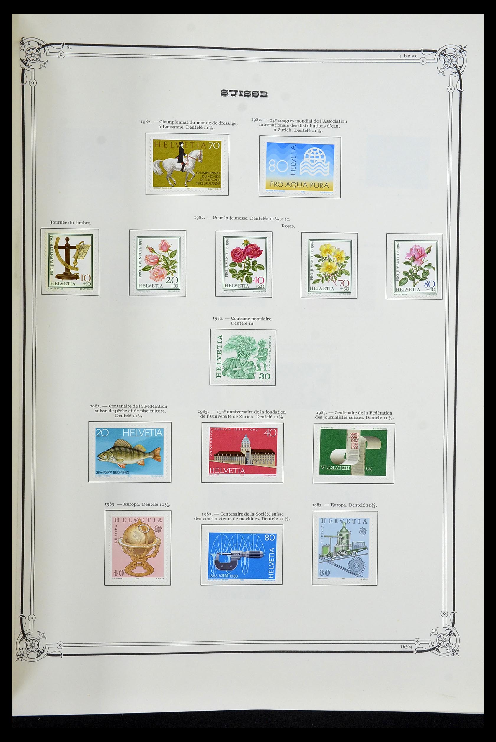 34176 078 - Stamp collection 34176 Switzerland 1850-1996.