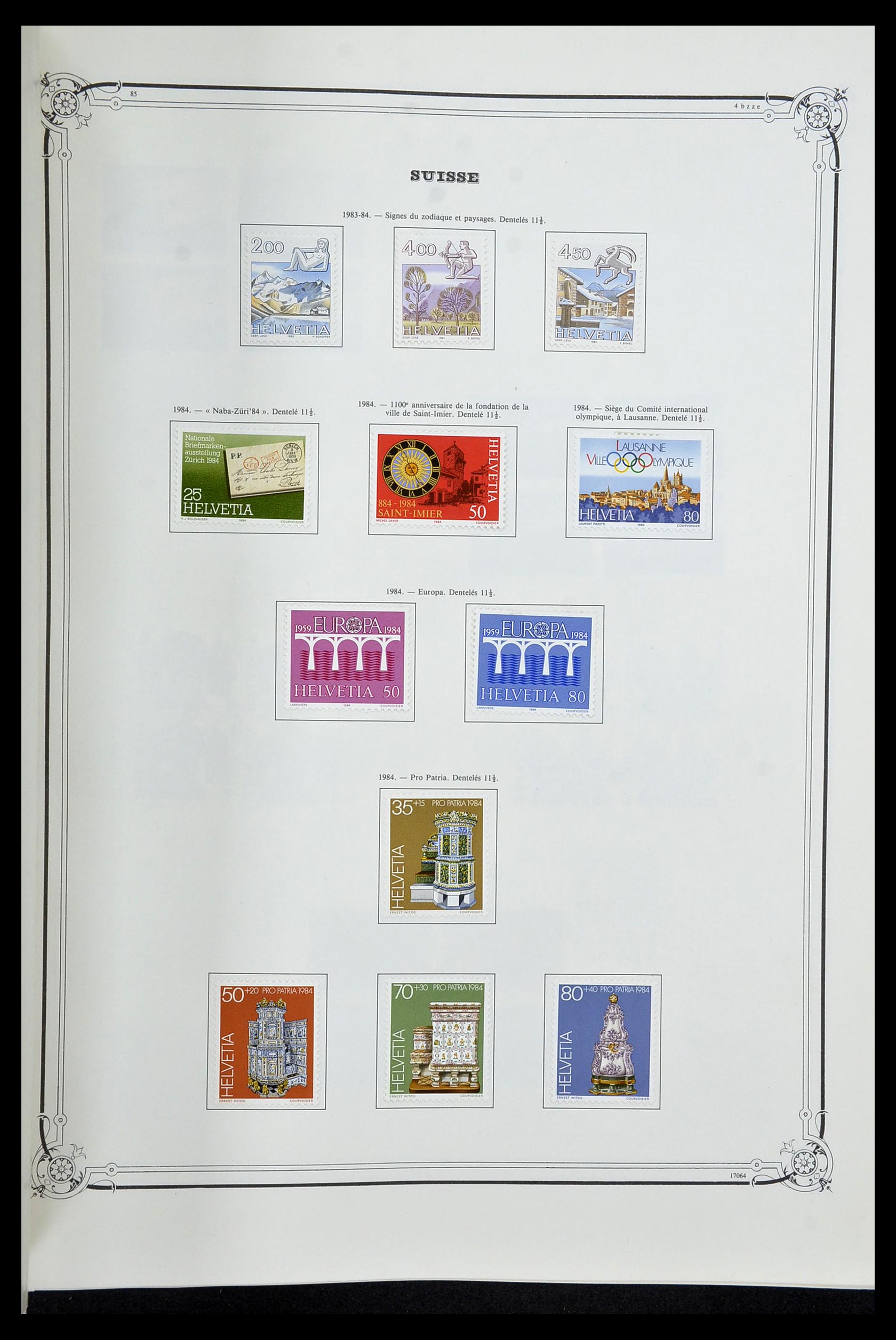 34176 080 - Stamp collection 34176 Switzerland 1850-1996.