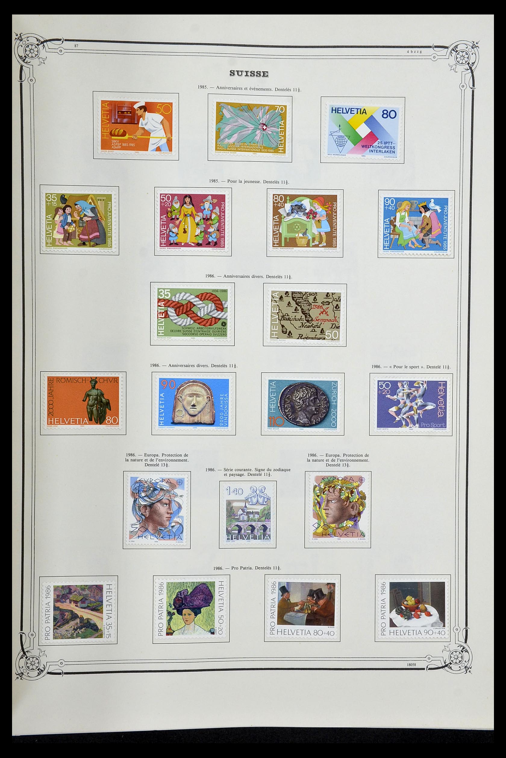 34176 083 - Stamp collection 34176 Switzerland 1850-1996.