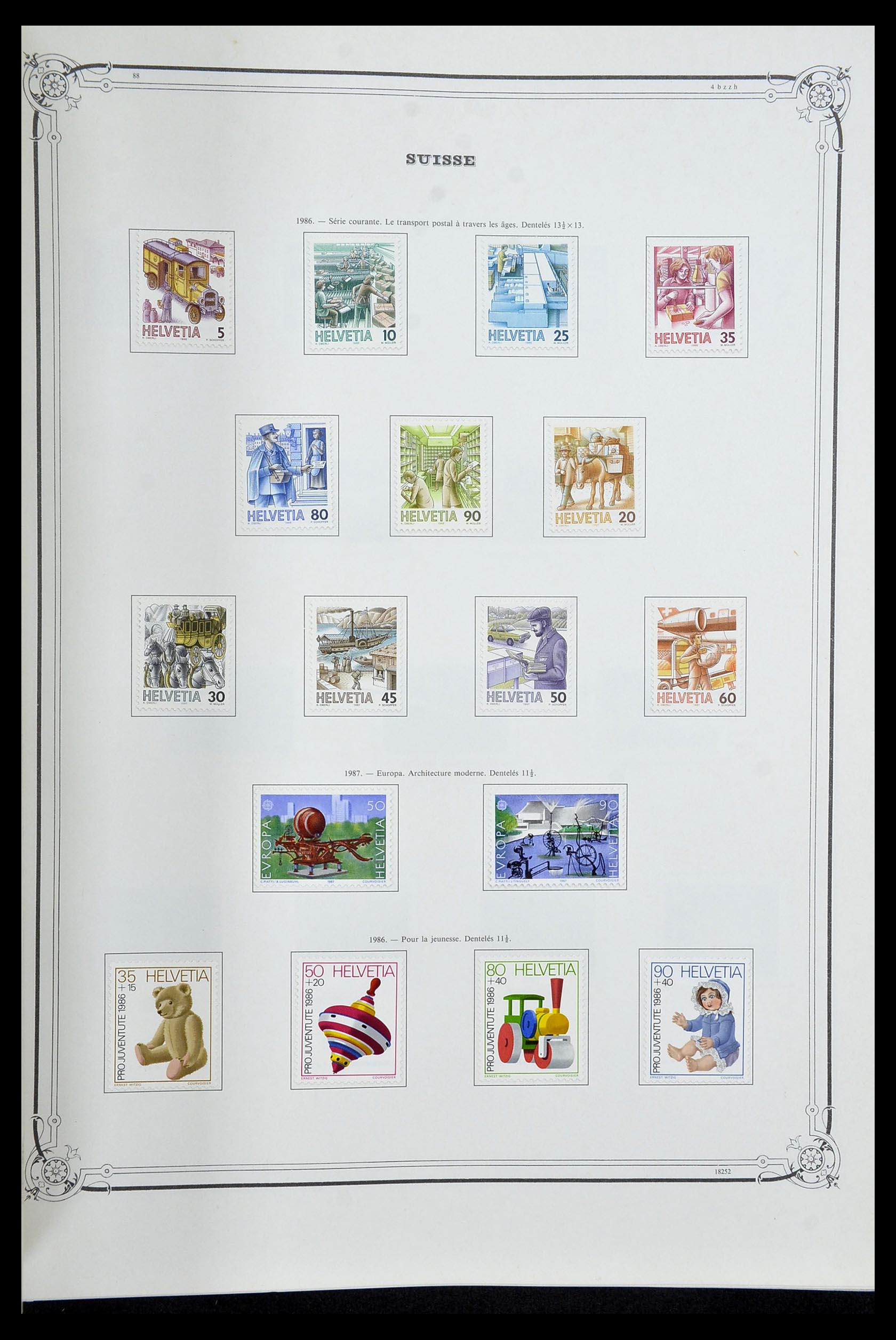 34176 084 - Stamp collection 34176 Switzerland 1850-1996.